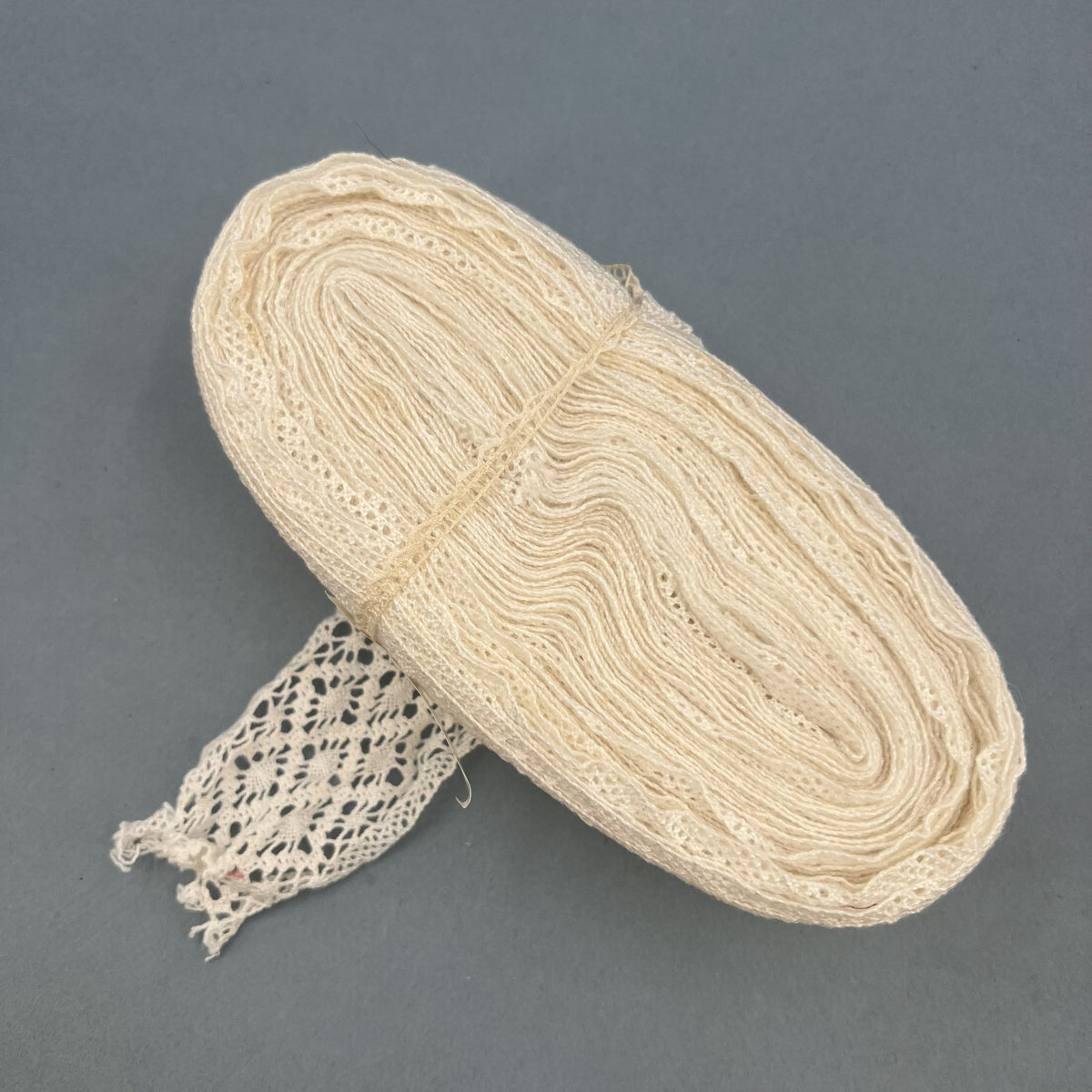Wholesale Vintage French Lace Trim – 17m – Le Puy-en-Velay Cotton Lace