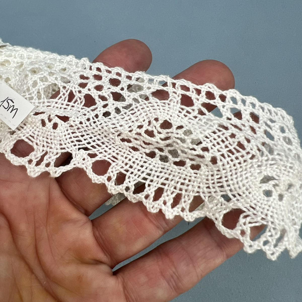 Wholesale Vintage French Lace Trim – 15m – Le Puy-en-Velay Cotton Lace