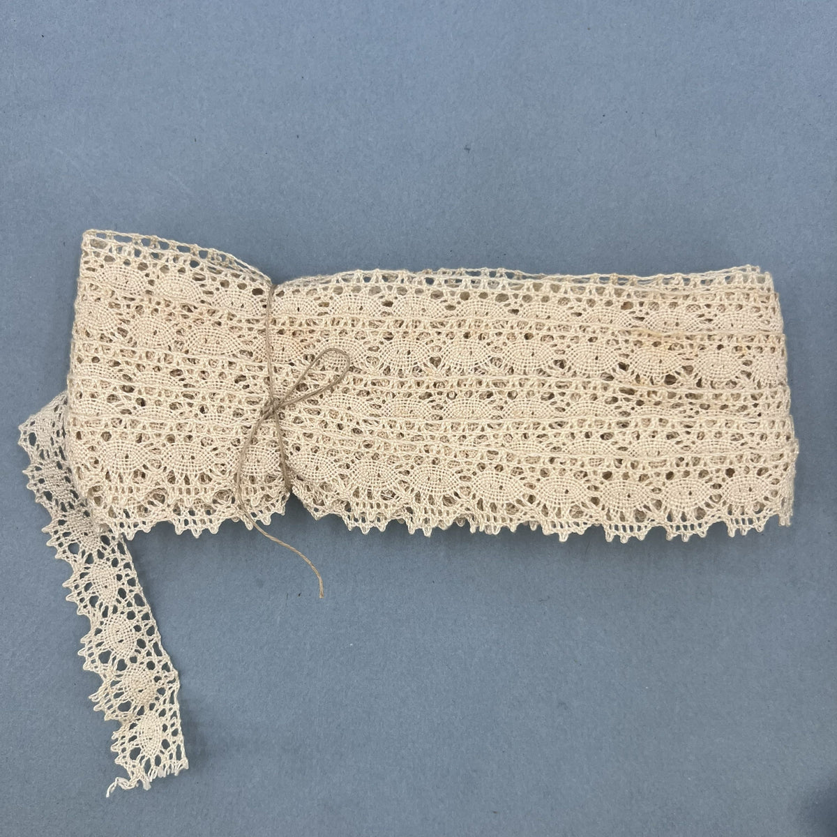 Wholesale Vintage French Lace Trim – 7.5m – Le Puy-en-Velay Cotton Lace
