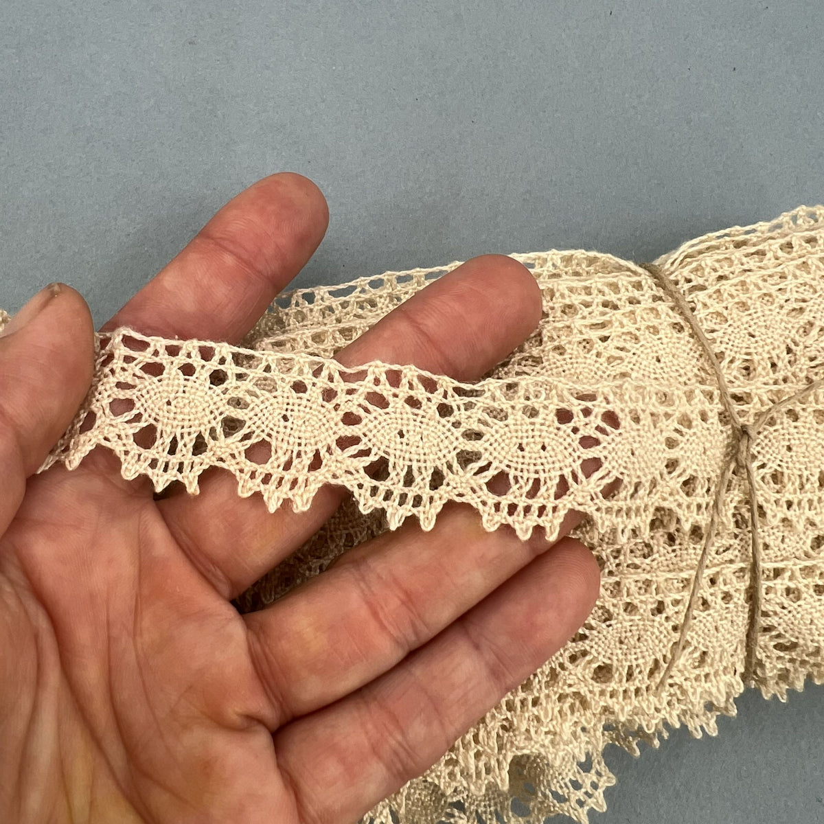 Wholesale Vintage French Lace Trim – 17m – Le Puy-en-Velay Cotton Lace (Copy) (Copy)