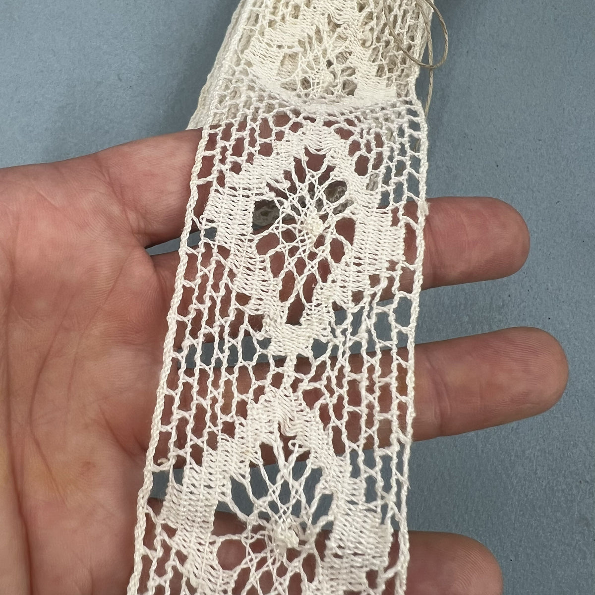 Wholesale Vintage French Lace Trim – 5m – Le Puy-en-Velay Cotton Lace