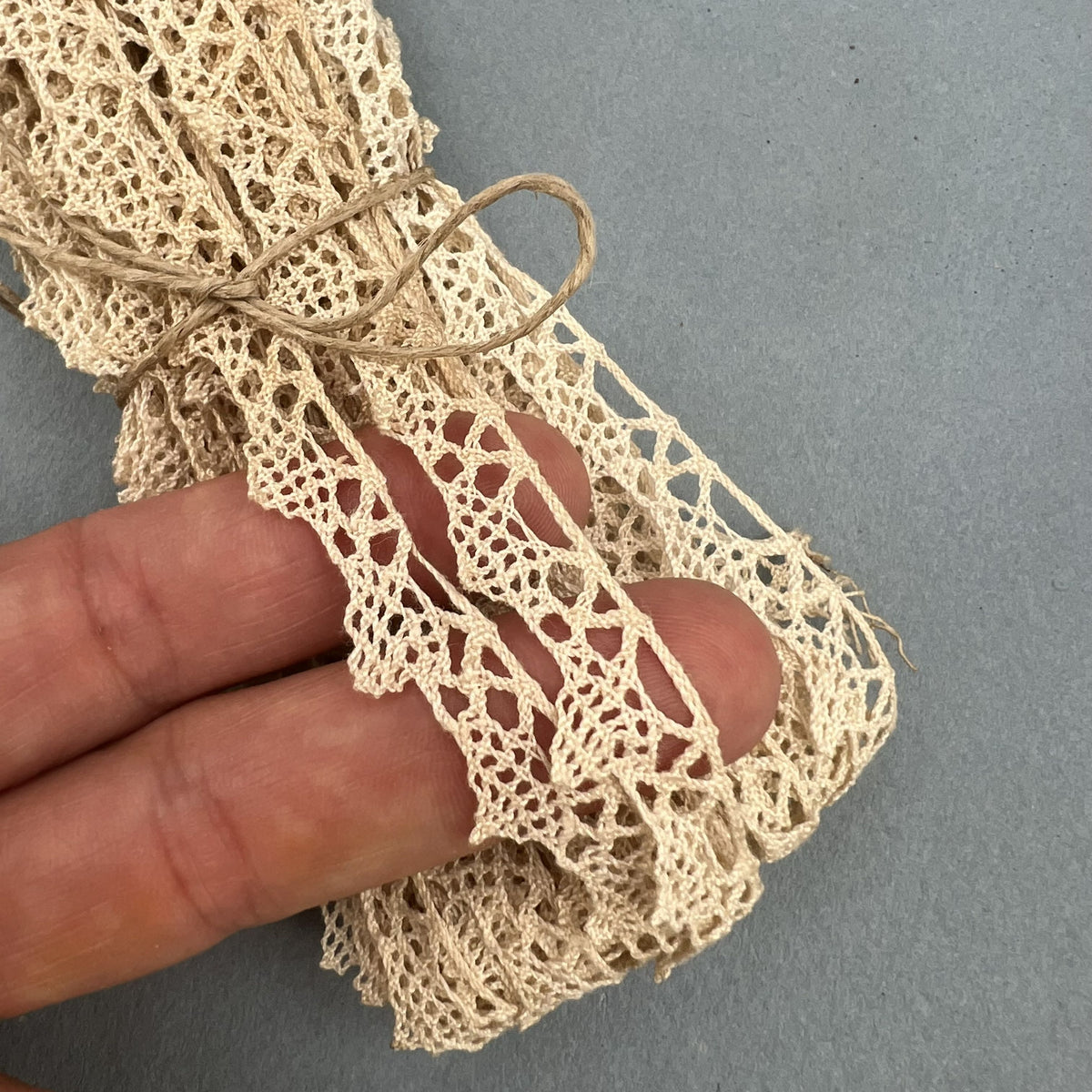 Wholesale Vintage French Lace Trim – 10m – Le Puy-en-Velay Cotton Lace