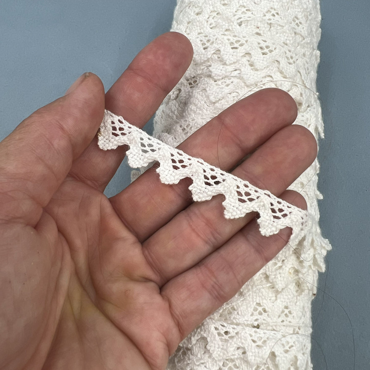 Wholesale Vintage French Lace Trim – 60m – Le Puy-en-Velay Cotton Lace