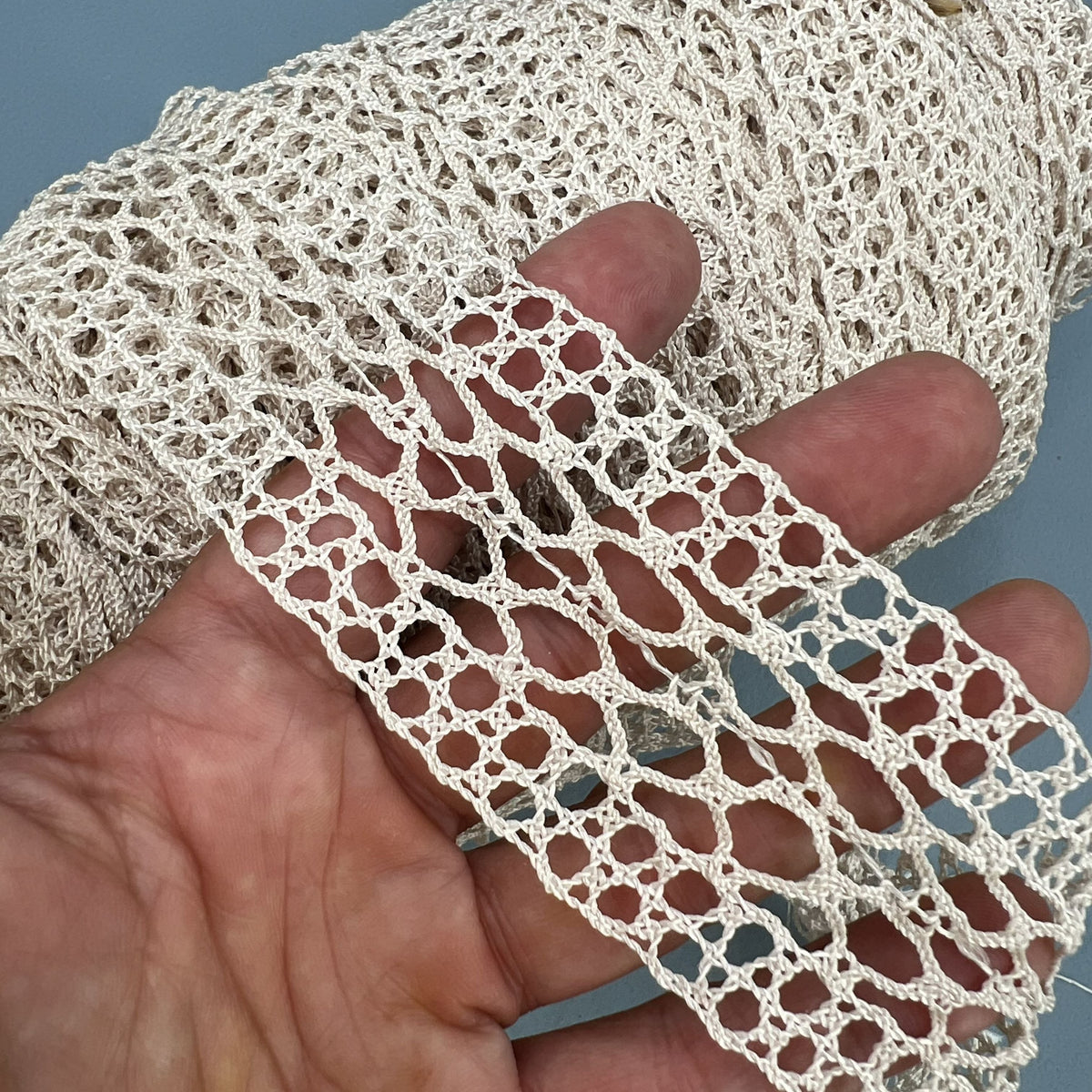 Wholesale Vintage French Lace Trim – 32m – Le Puy-en-Velay Cotton Lace
