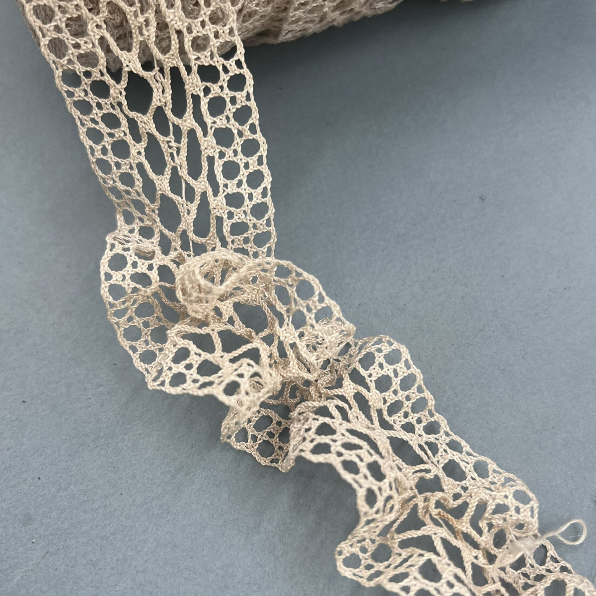 Wholesale Vintage French Lace Trim – 19m – Le Puy-en-Velay Cotton Lace