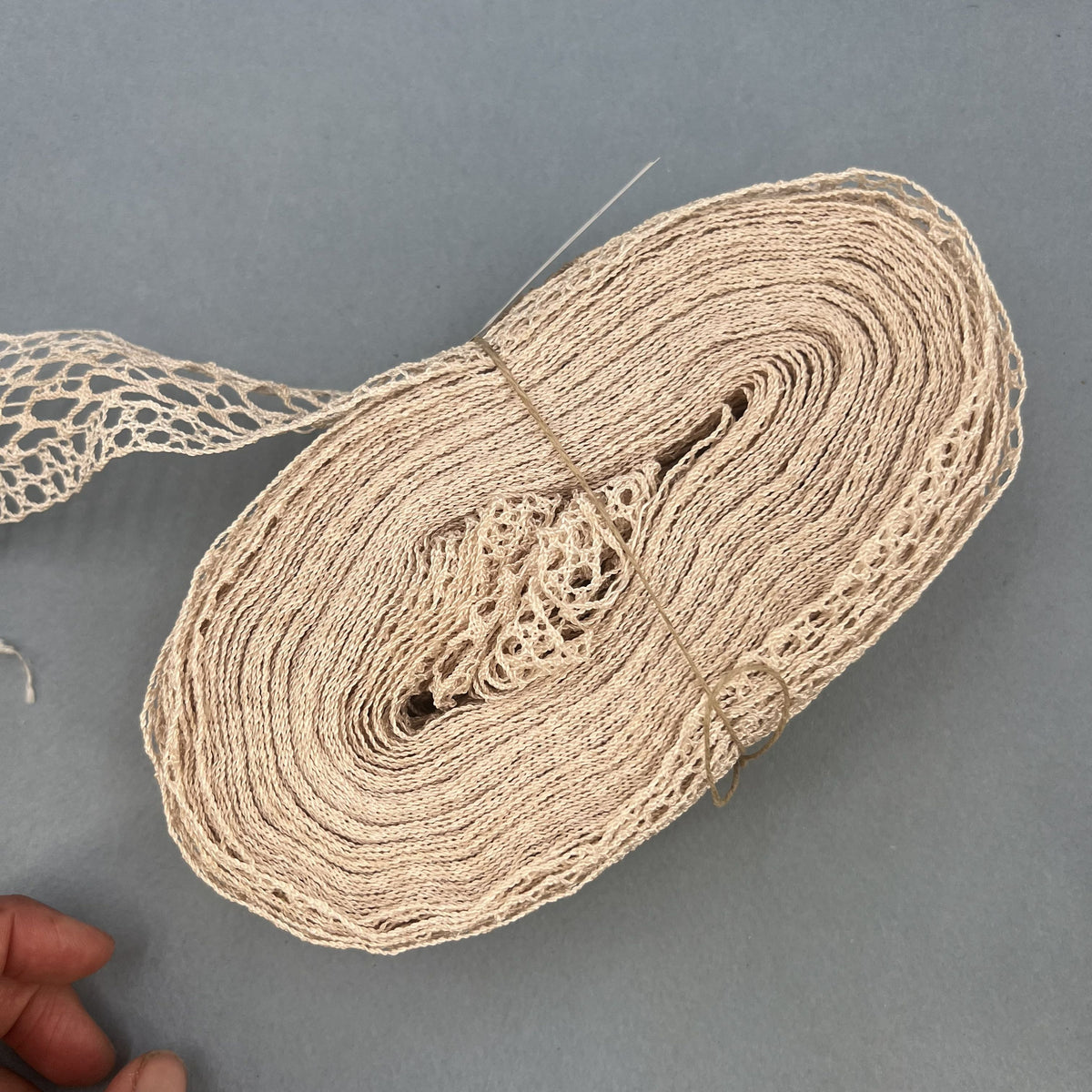Wholesale Vintage French Lace Trim – 19m – Le Puy-en-Velay Cotton Lace