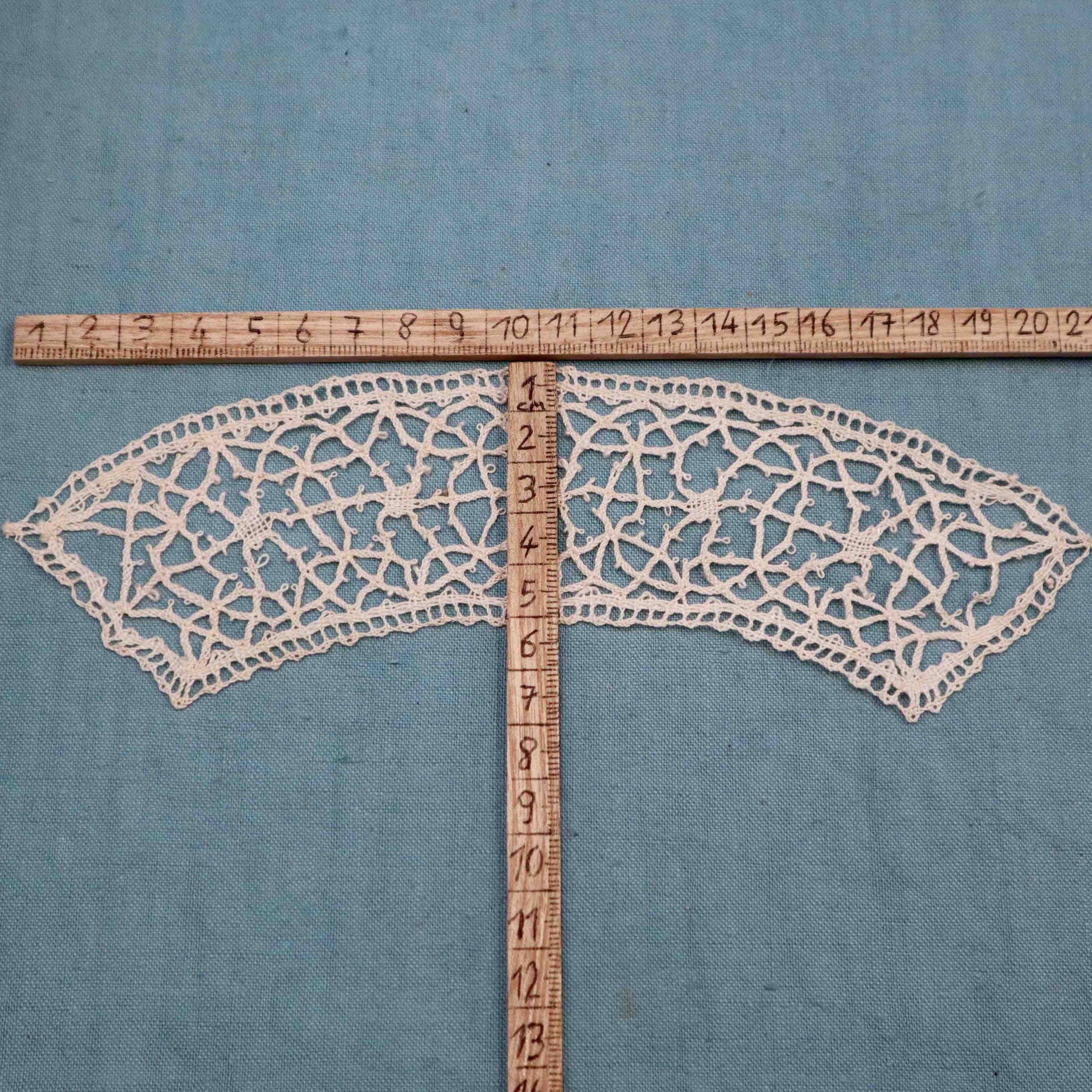 Lace Insert Handmade in Linen