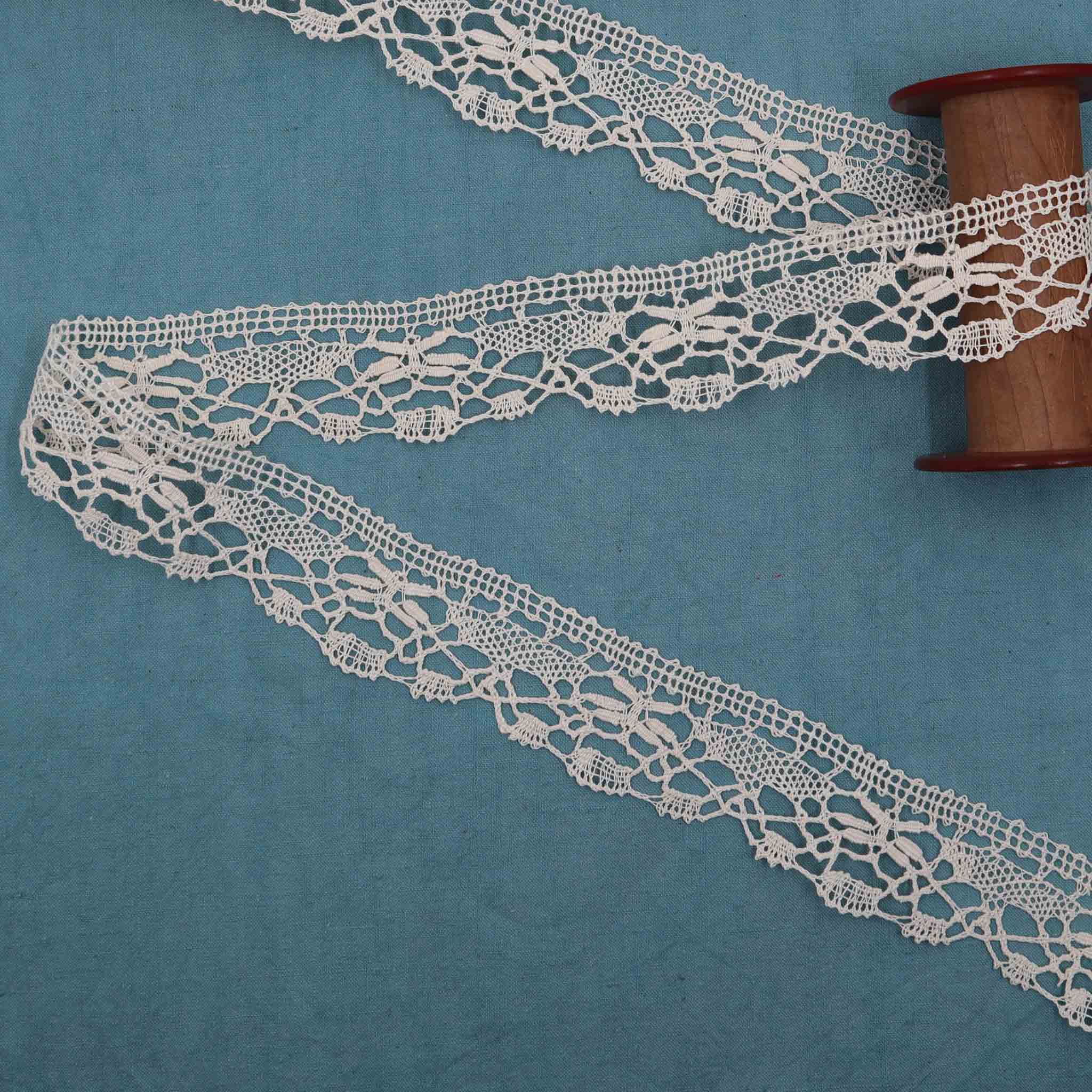 Linen Bobbin Lace Trim - Bobbins&Needles