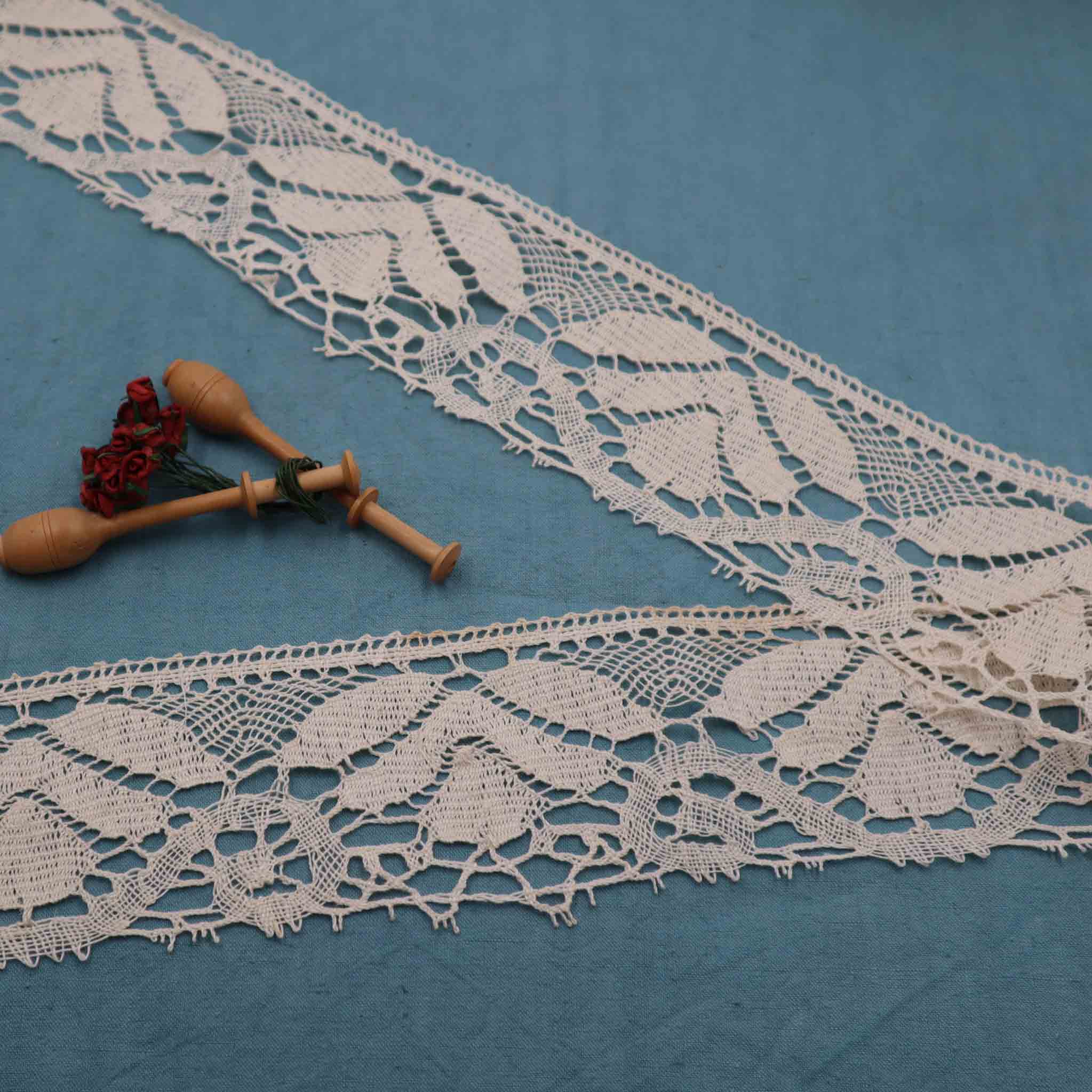 Linen Bobbin Lace Trim - Bobbins&Needles