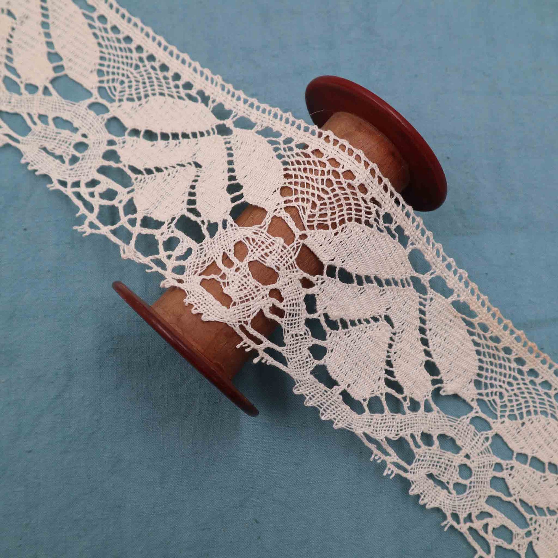 Linen Bobbin Lace Trim - Bobbins&Needles