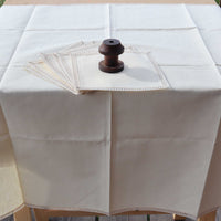 Tablecloth Set With Bobbin Lace Edges - Bobbins&Needles