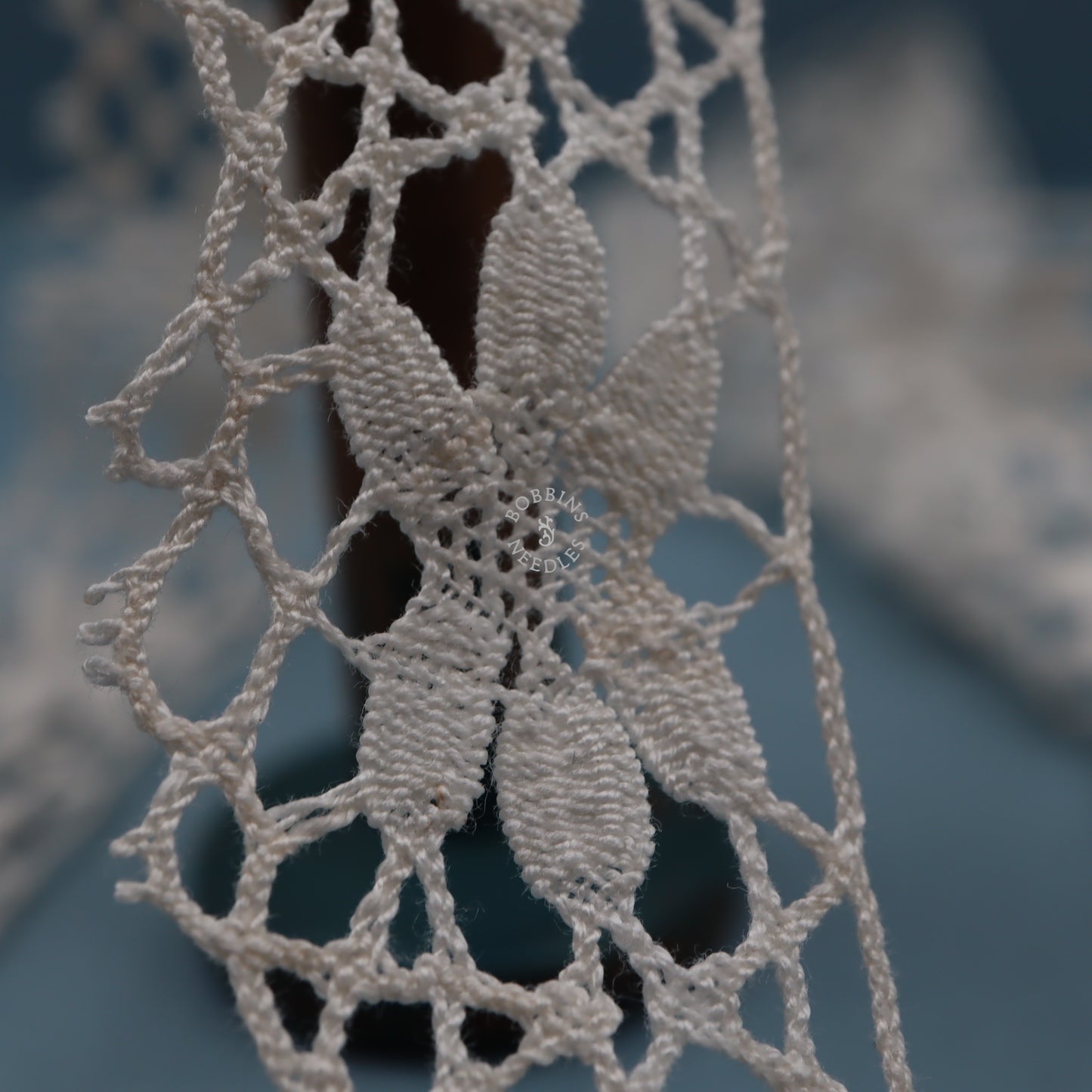 Vintage French Lace Border – Cotton Floral Pattern Trim