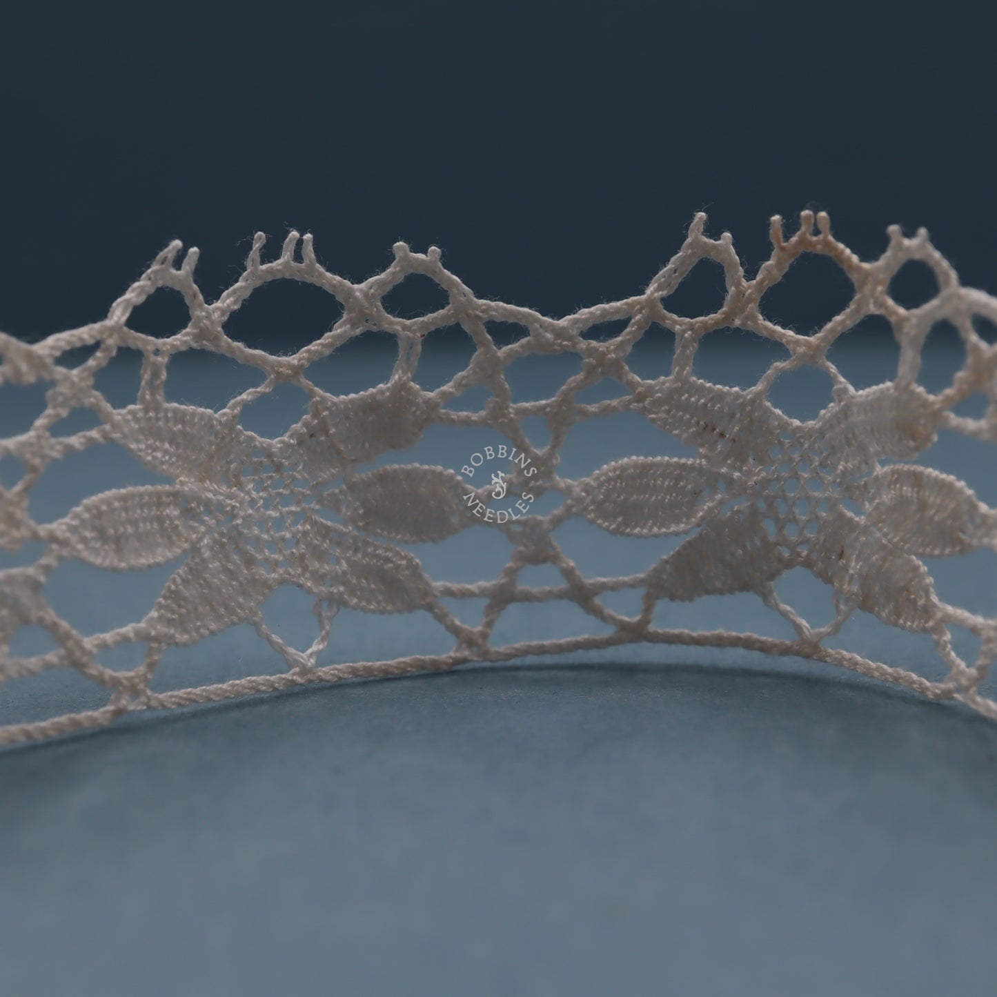 Vintage French Lace Border – Cotton Floral Pattern Trim