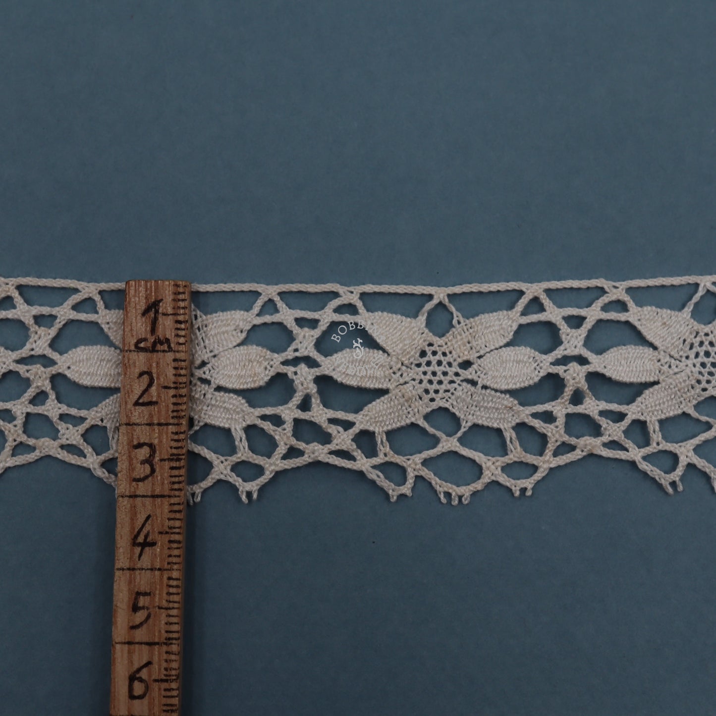 Vintage French Lace Border – Cotton Floral Pattern Trim