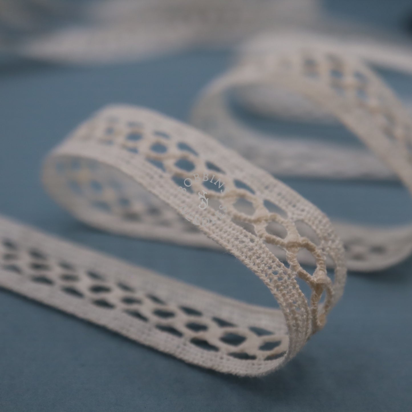 Vintage French Cotton Insertion Lace Trim