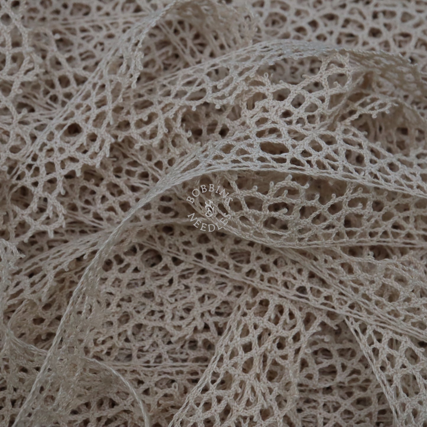 French Bobbin Lace Trim – Vintage Cotton Lace Border – Le Puy Style - Bobbins&Needles