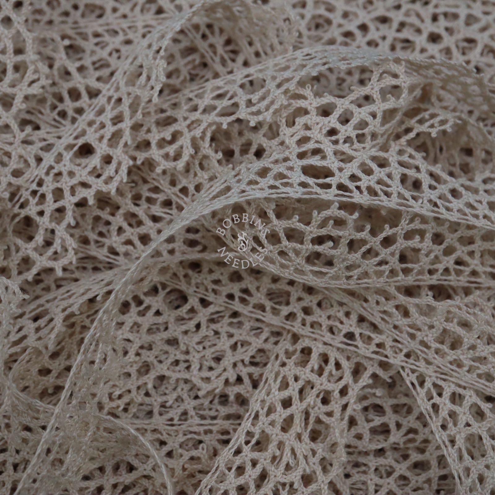 French Bobbin Lace Trim – Vintage Cotton Lace Border – Le Puy Style - Bobbins&Needles