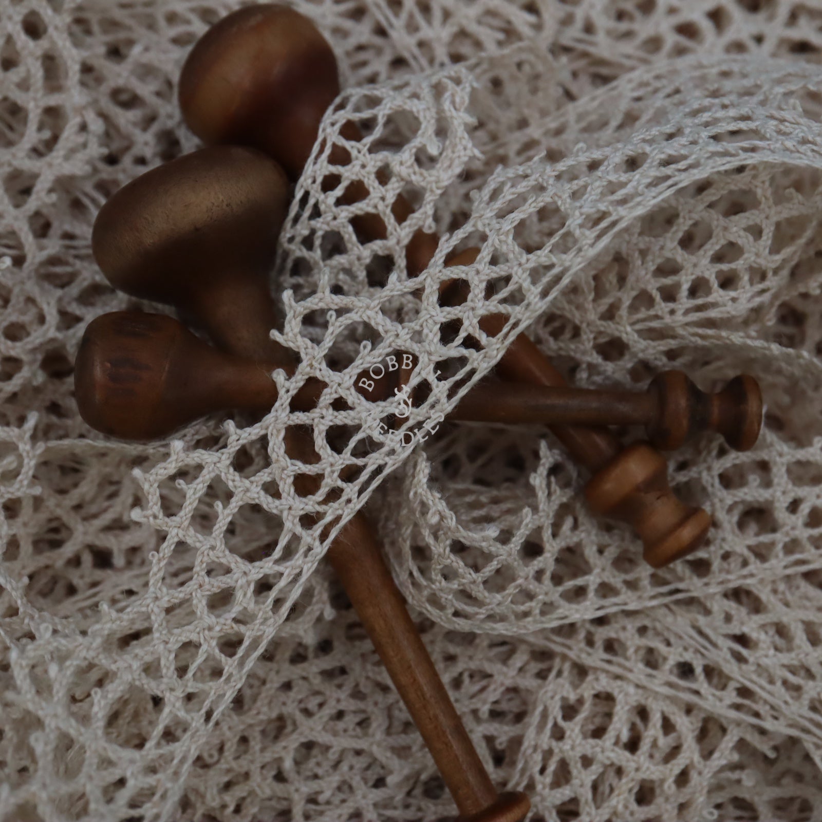 French Bobbin Lace Trim – Vintage Cotton Lace Border – Le Puy Style - Bobbins&Needles
