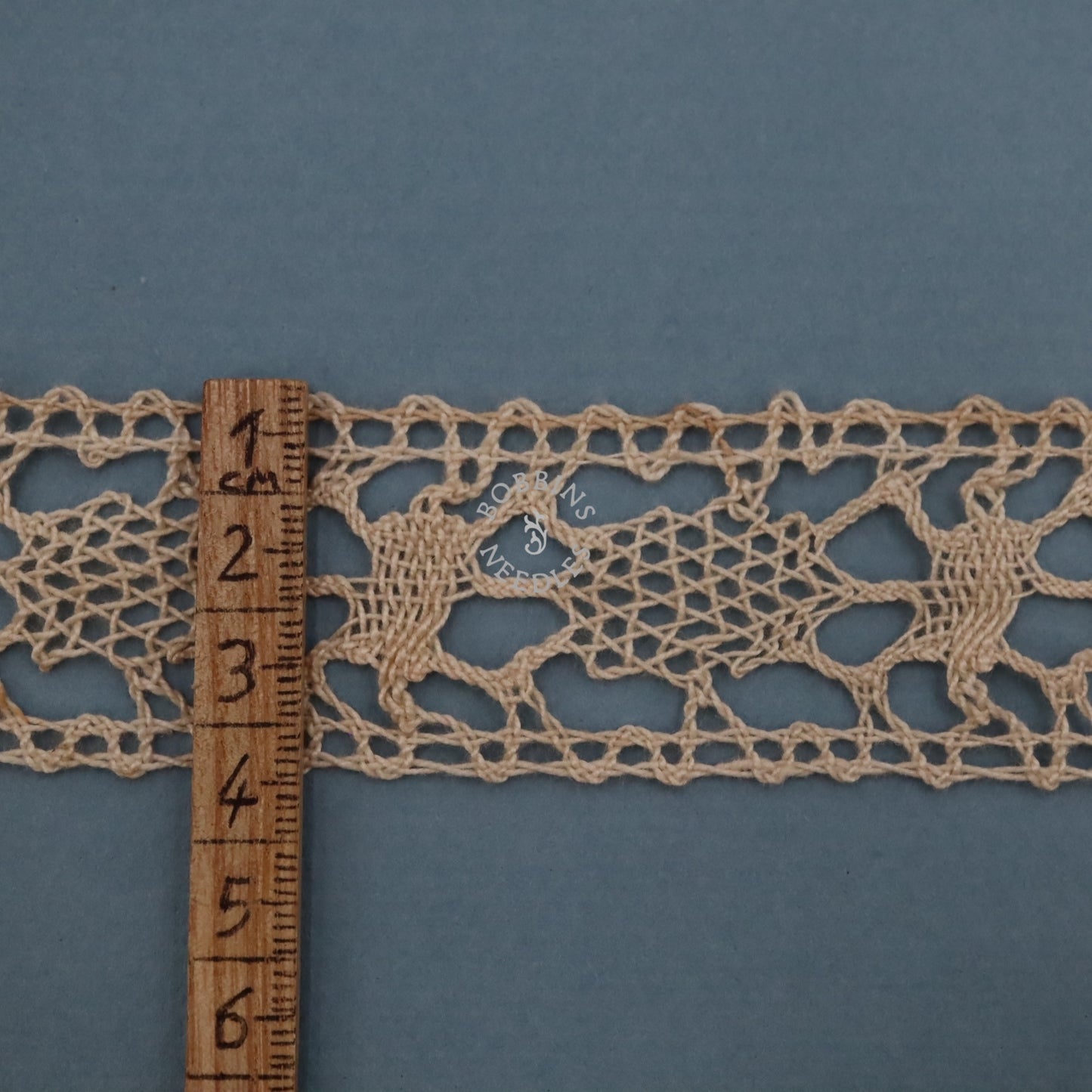 Antique French Lace Insertion Trim – Cotton Bobbin Lace Le Puy Style - Bobbins&Needles