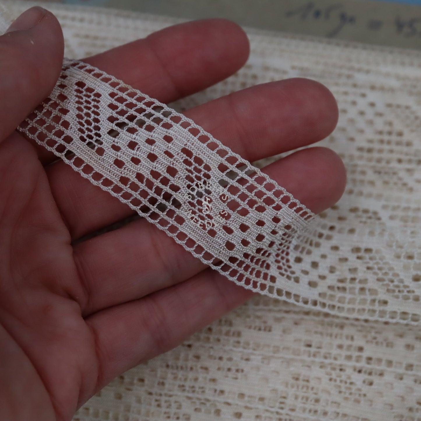 French Lace Insertion Trim – Antique Bobbin Lace – Le Puy Style - Bobbins&Needles