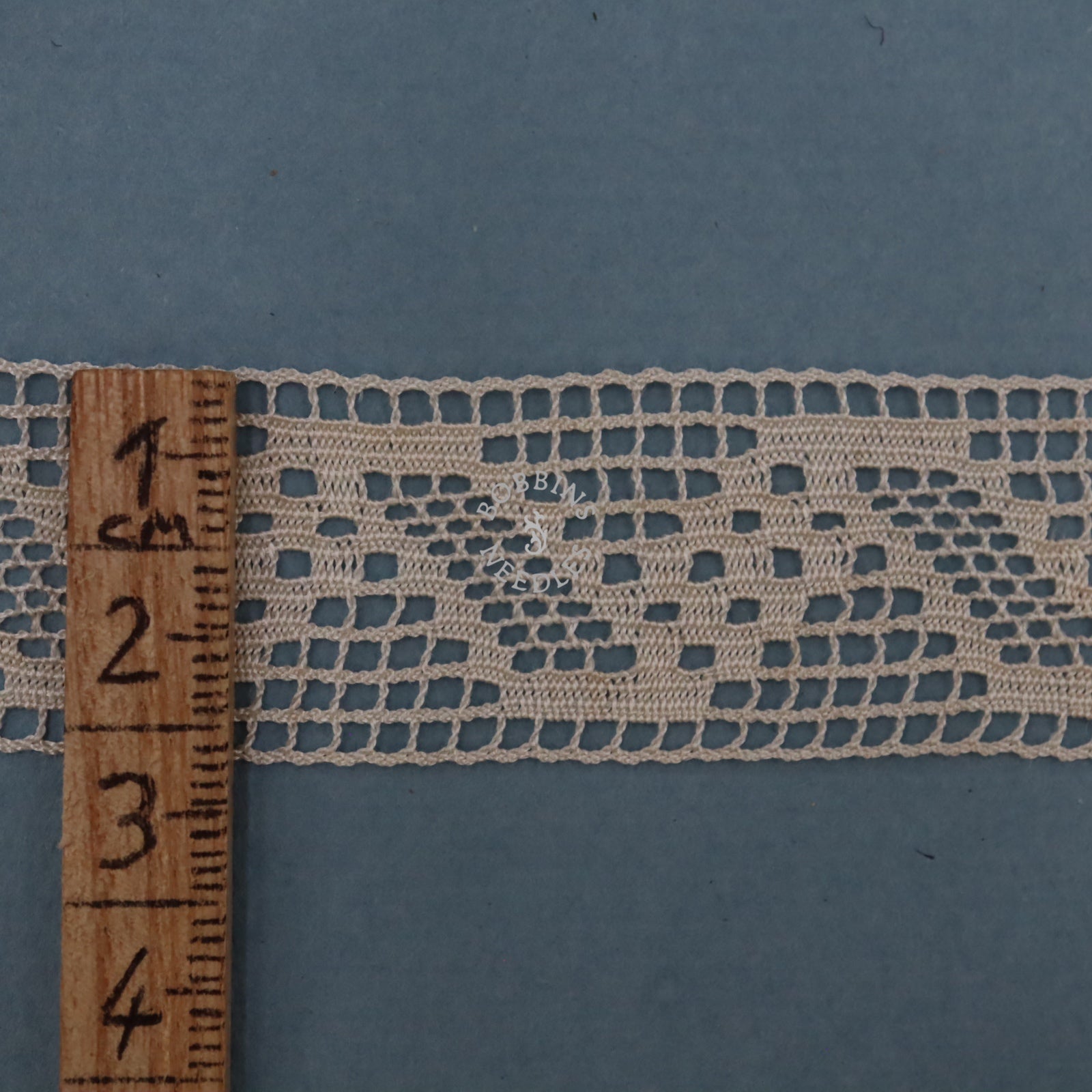 French Lace Insertion Trim – Antique Bobbin Lace – Le Puy Style - Bobbins&Needles