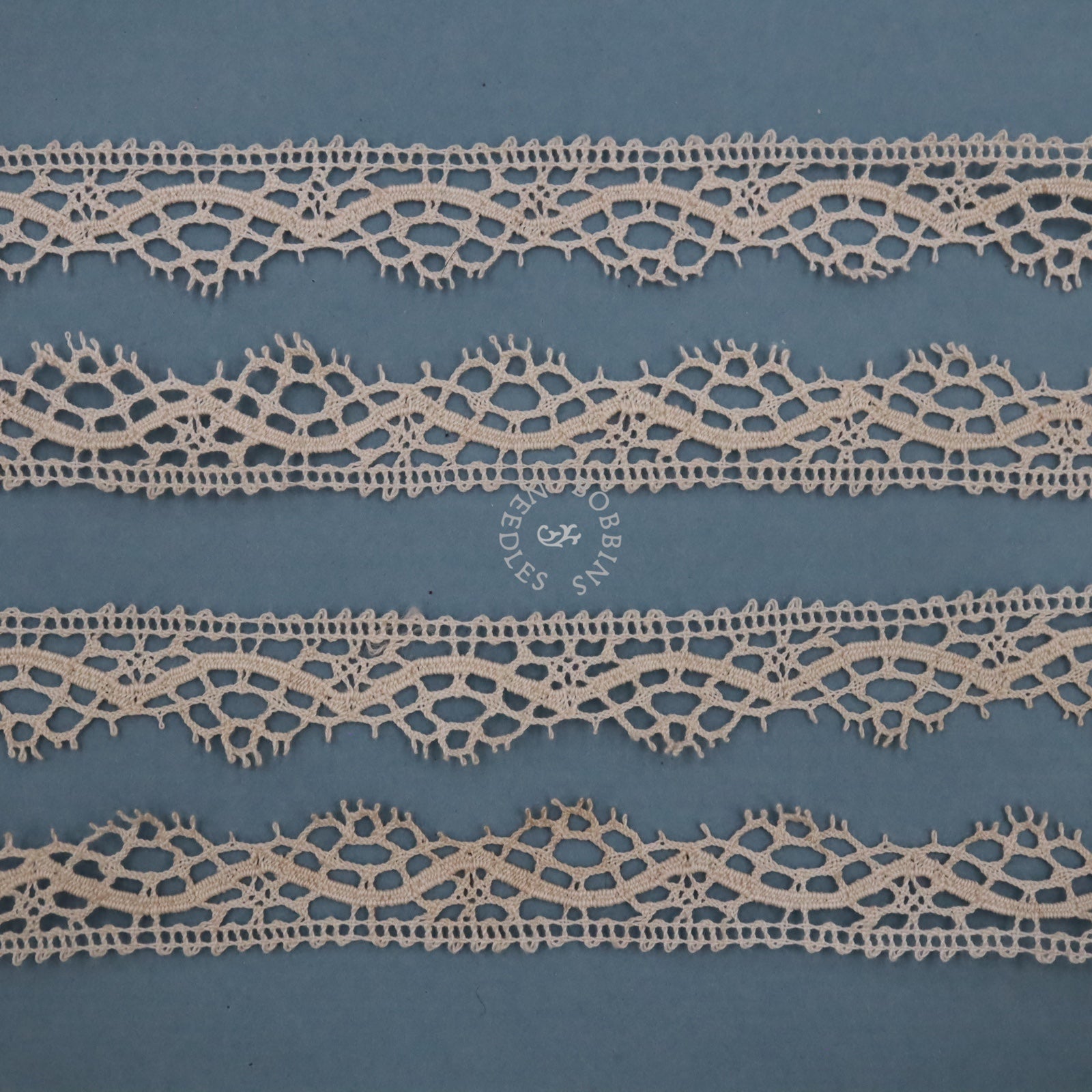 French Lace Border – Vintage Bobbin Lace Trim - Le Puy Style - Bobbins&Needles