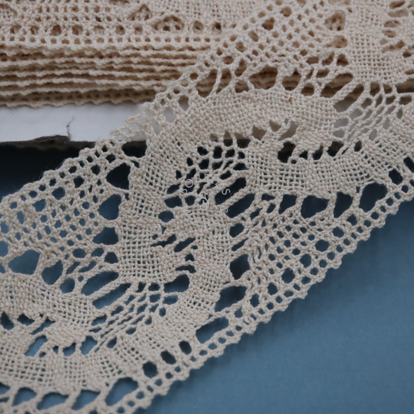 Vintage French Lace Border - 21m Cotton Insertion Trim