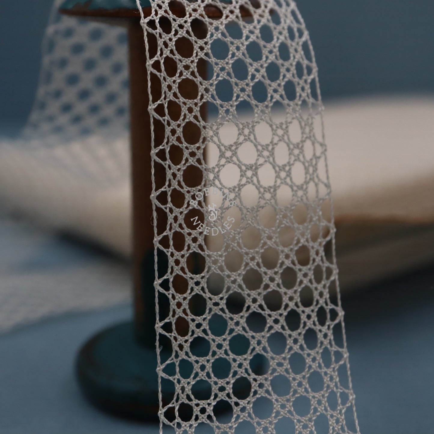 80m Vintage Lace Trim Card – French Cotton Lace – Wholesale Supply - Bobbins&Needles