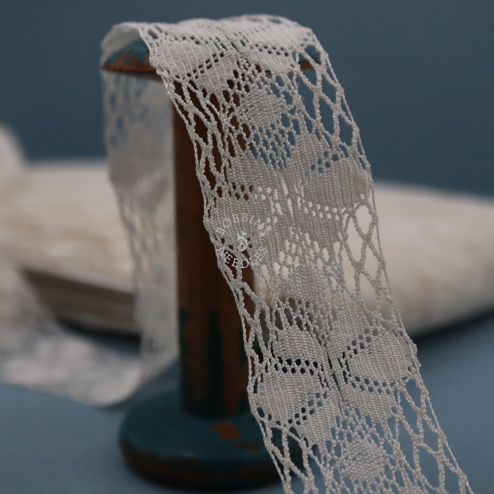 48m Vintage Lace Trim Card – French Cotton Lace – Wholesale Supply - Bobbins&Needles