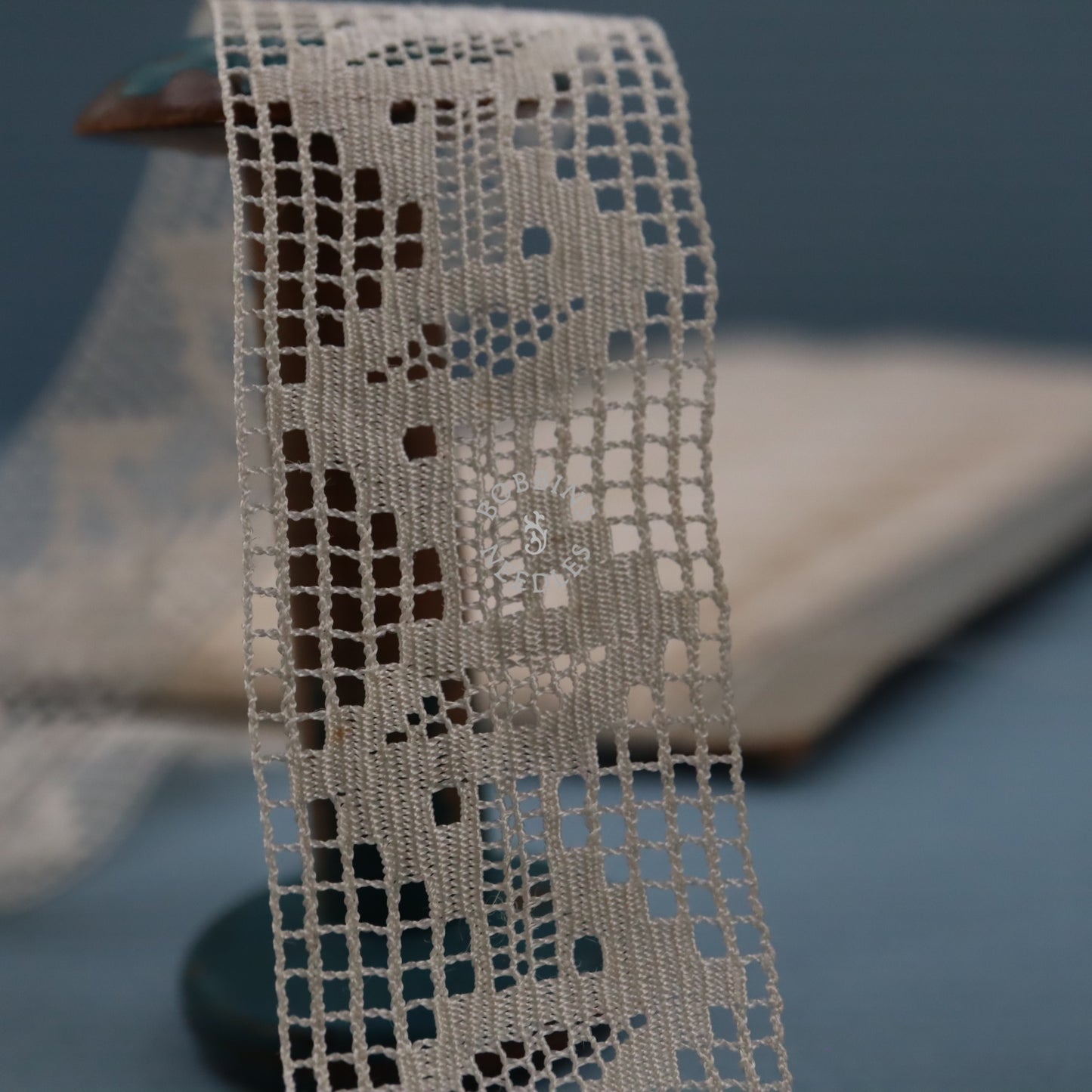 16m Vintage Lace Trim Card – French Cotton Lace – Wholesale Supply - Bobbins&Needles