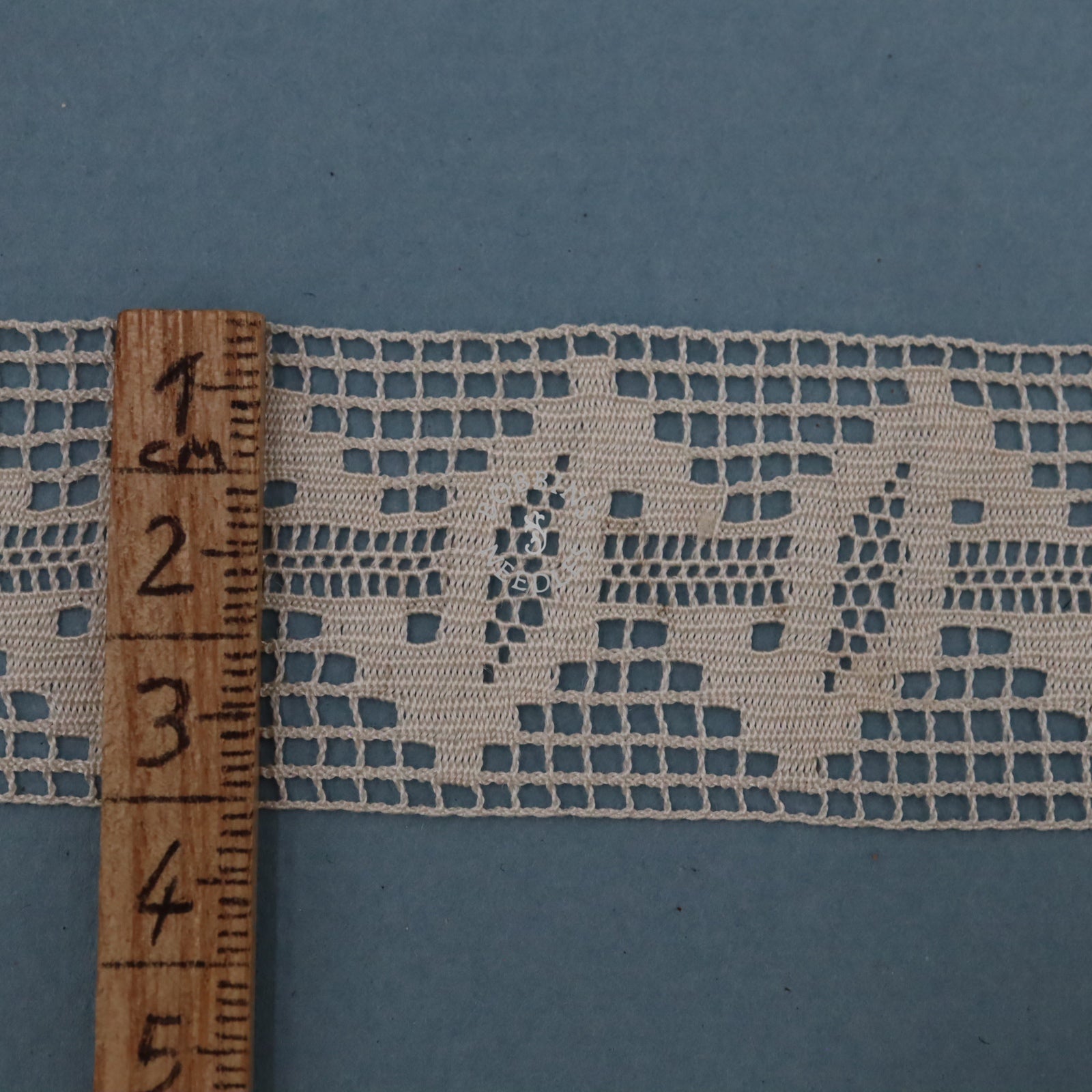 16m Vintage Lace Trim Card – French Cotton Lace – Wholesale Supply - Bobbins&Needles