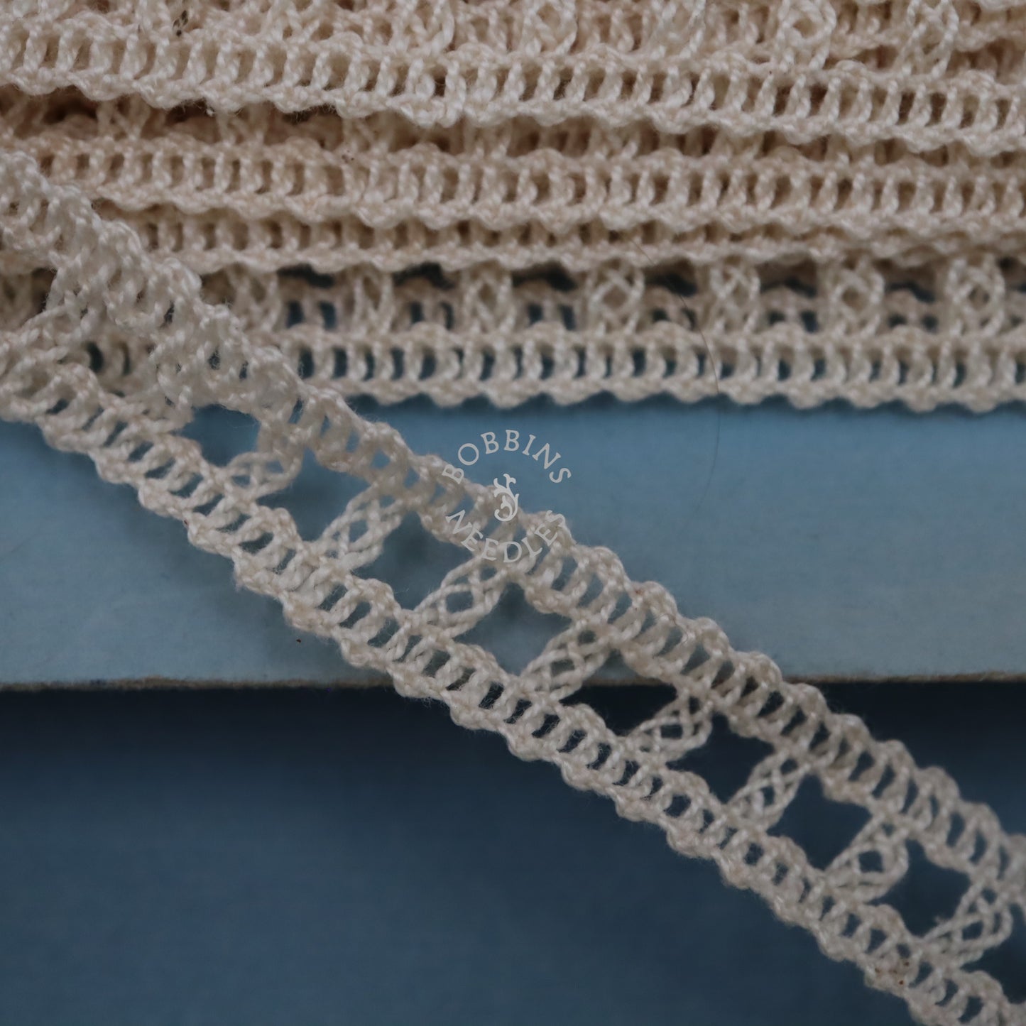 30m Vintage French Cotton Ladder Lace Trim – Bobbin Lace Insertion Border