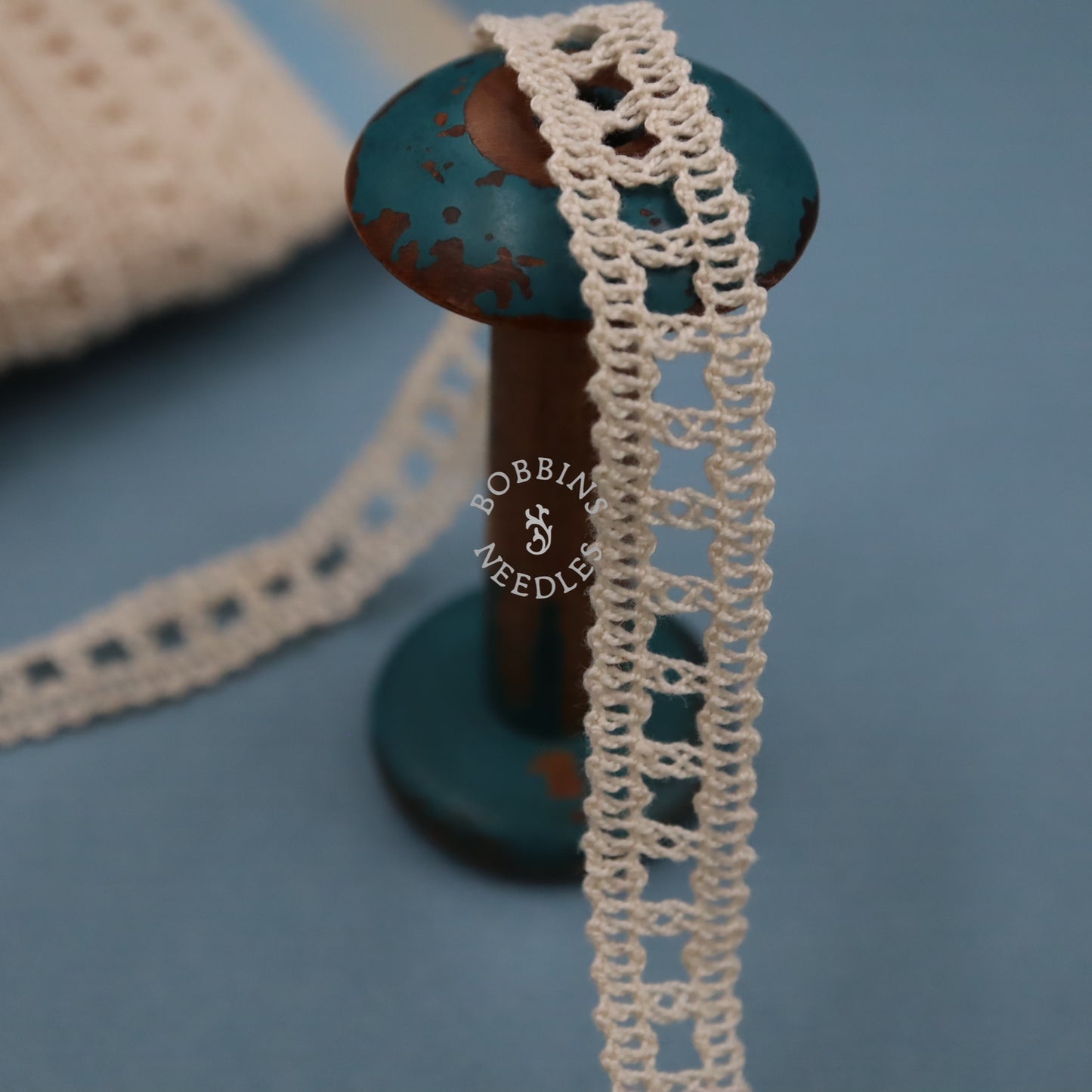 30m Vintage French Cotton Ladder Lace Trim – Bobbin Lace Insertion Border