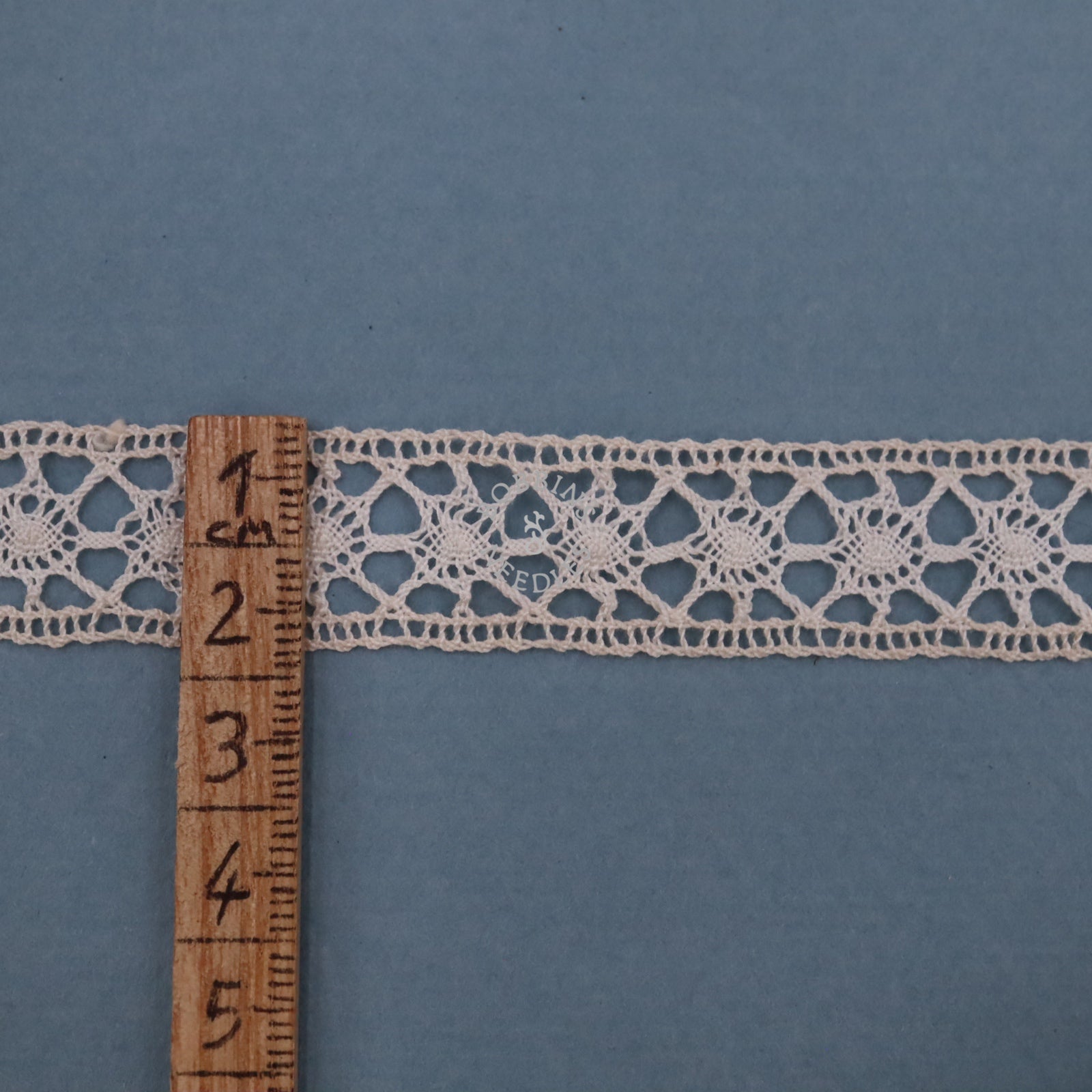 French Lace Insertion Trim – Vintage Bobbin Lace Border - Le Puy Style - Bobbins&Needles