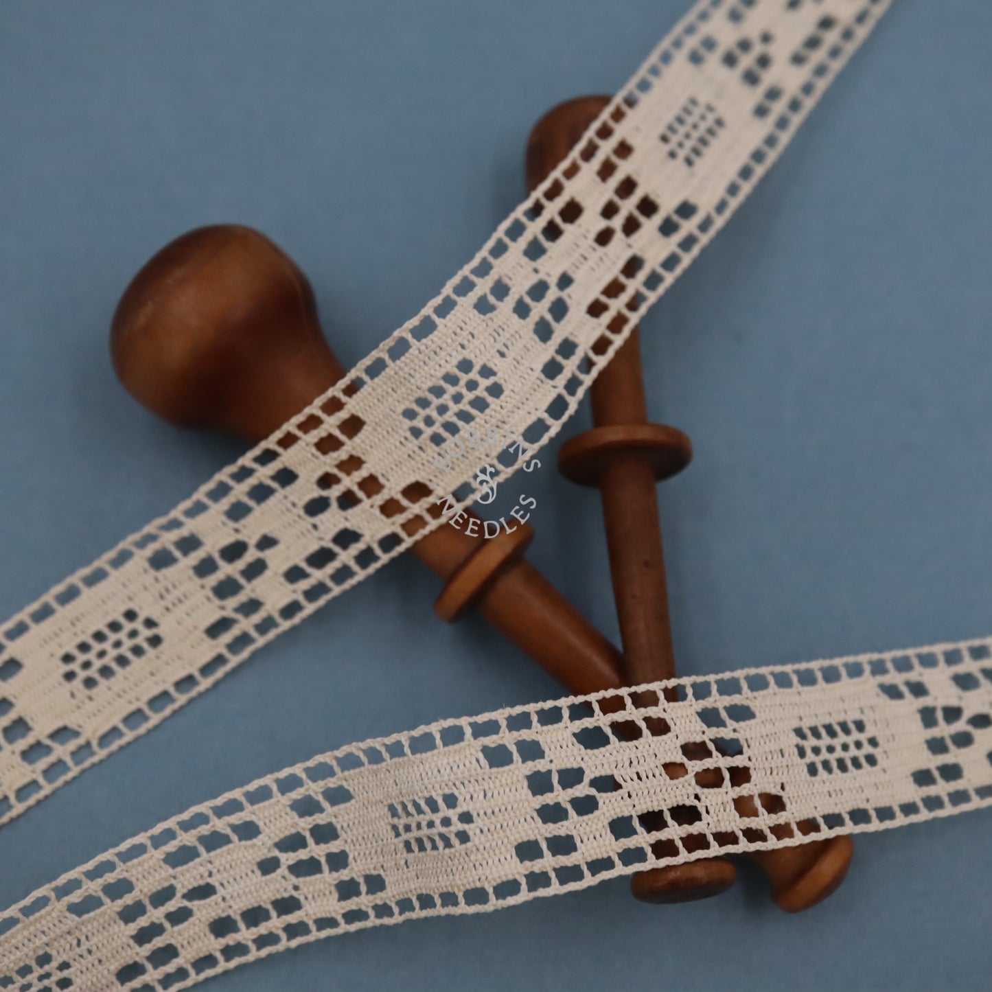 French Insertion Lace Trim – Vintage Bobbin Lace - Le Puy Style - Bobbins&Needles