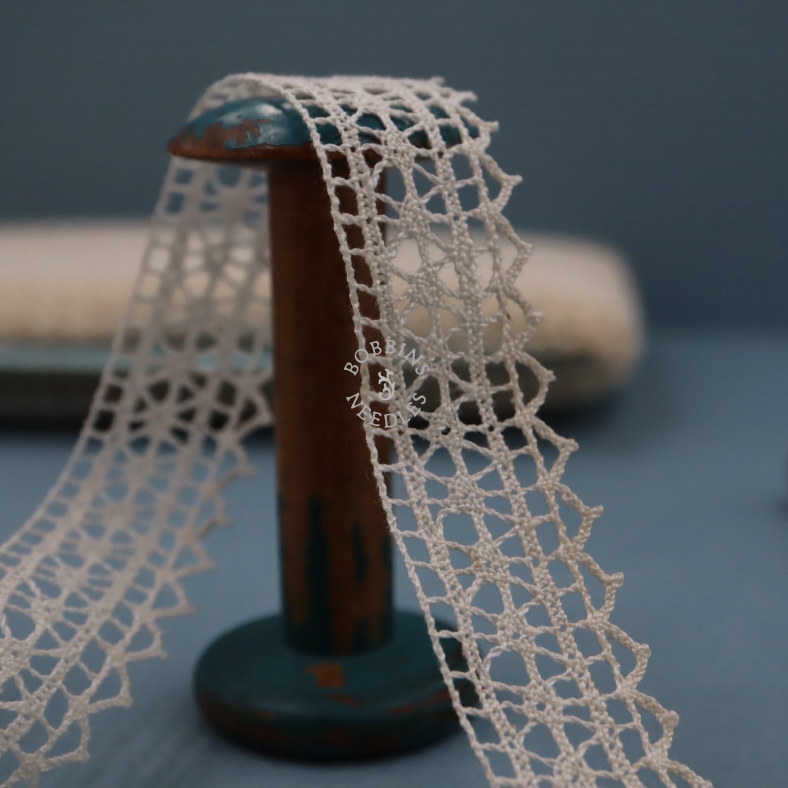 French Lace Border – Vintage Bobbin Lace Trim - Le Puy Style - Bobbins&Needles