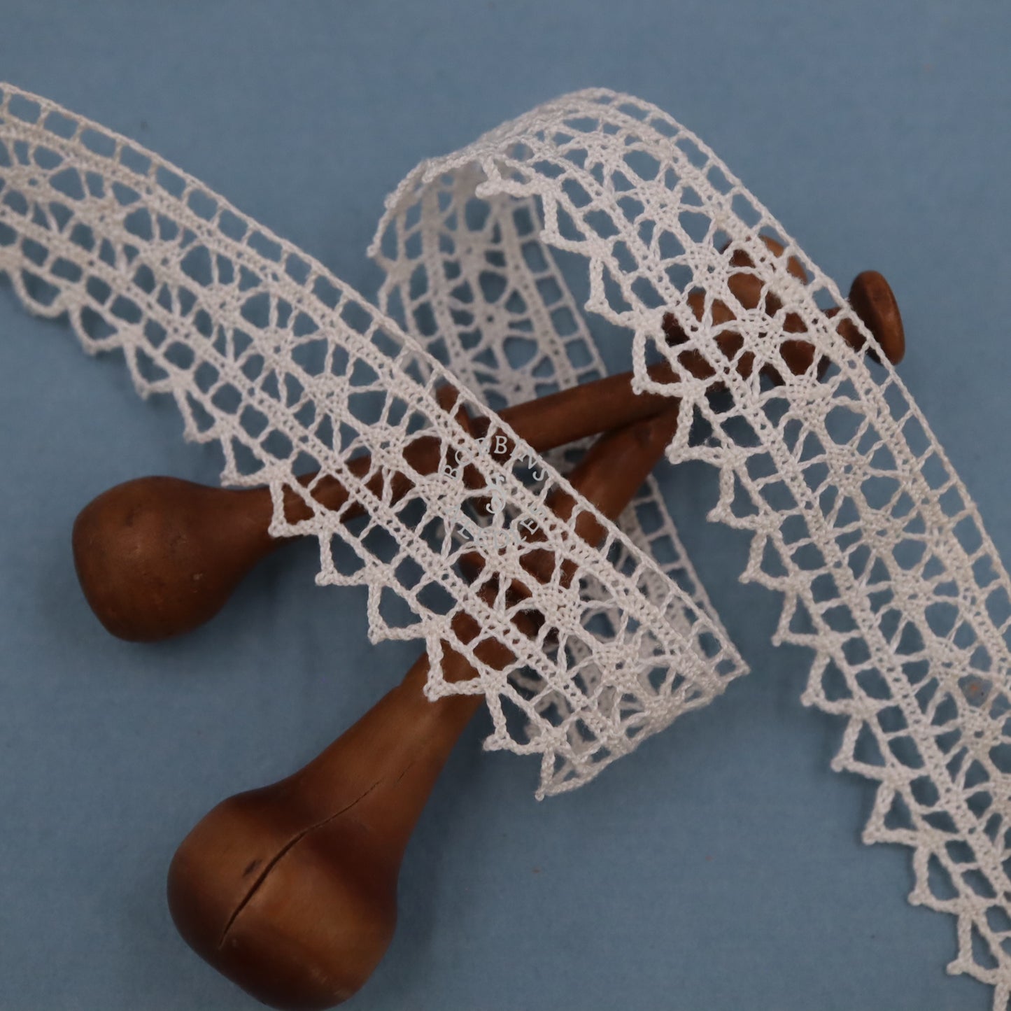 French Lace Border – Vintage Bobbin Lace Trim - Le Puy Style - Bobbins&Needles