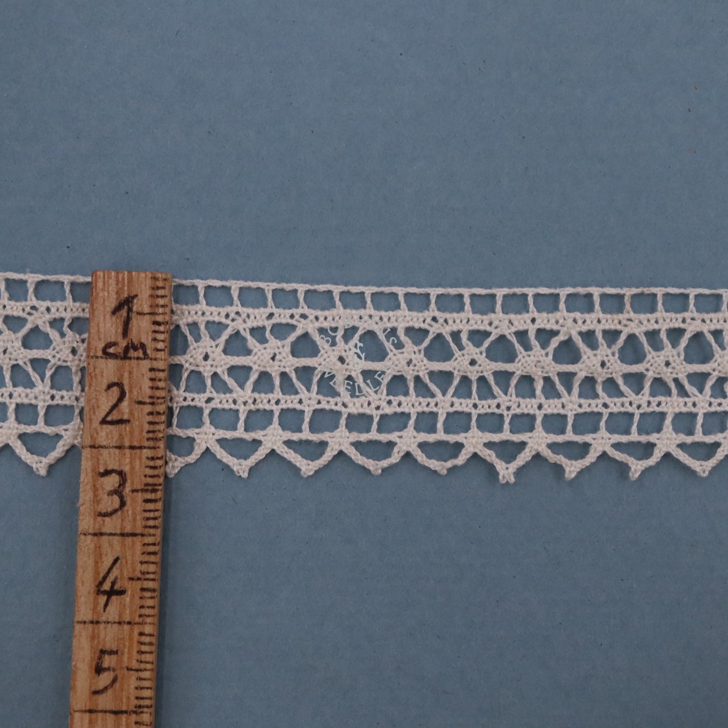 French Lace Border – Vintage Bobbin Lace Trim - Le Puy Style - Bobbins&Needles