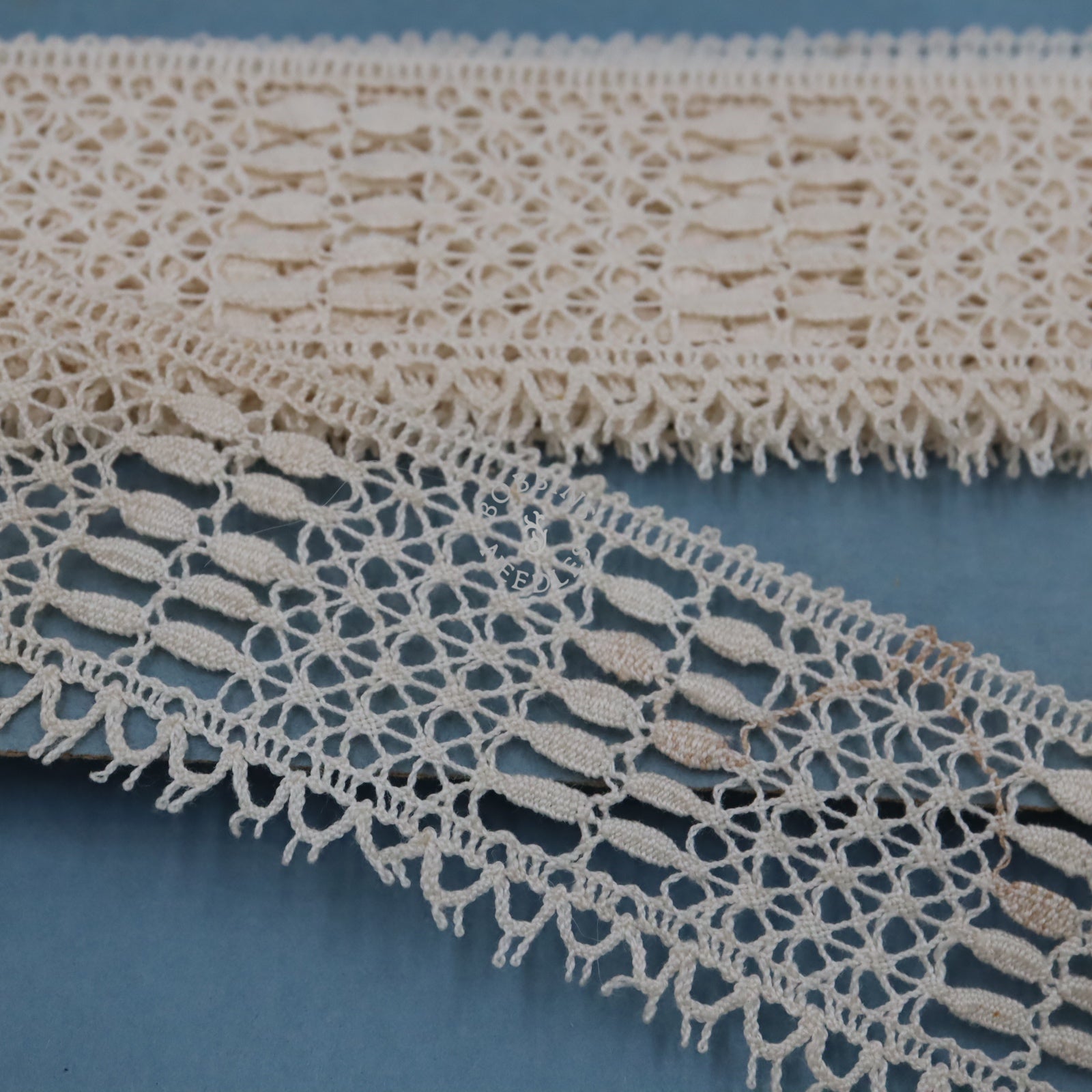 4m Vintage Lace Trim Card – French Cotton Lace - Bobbins&Needles