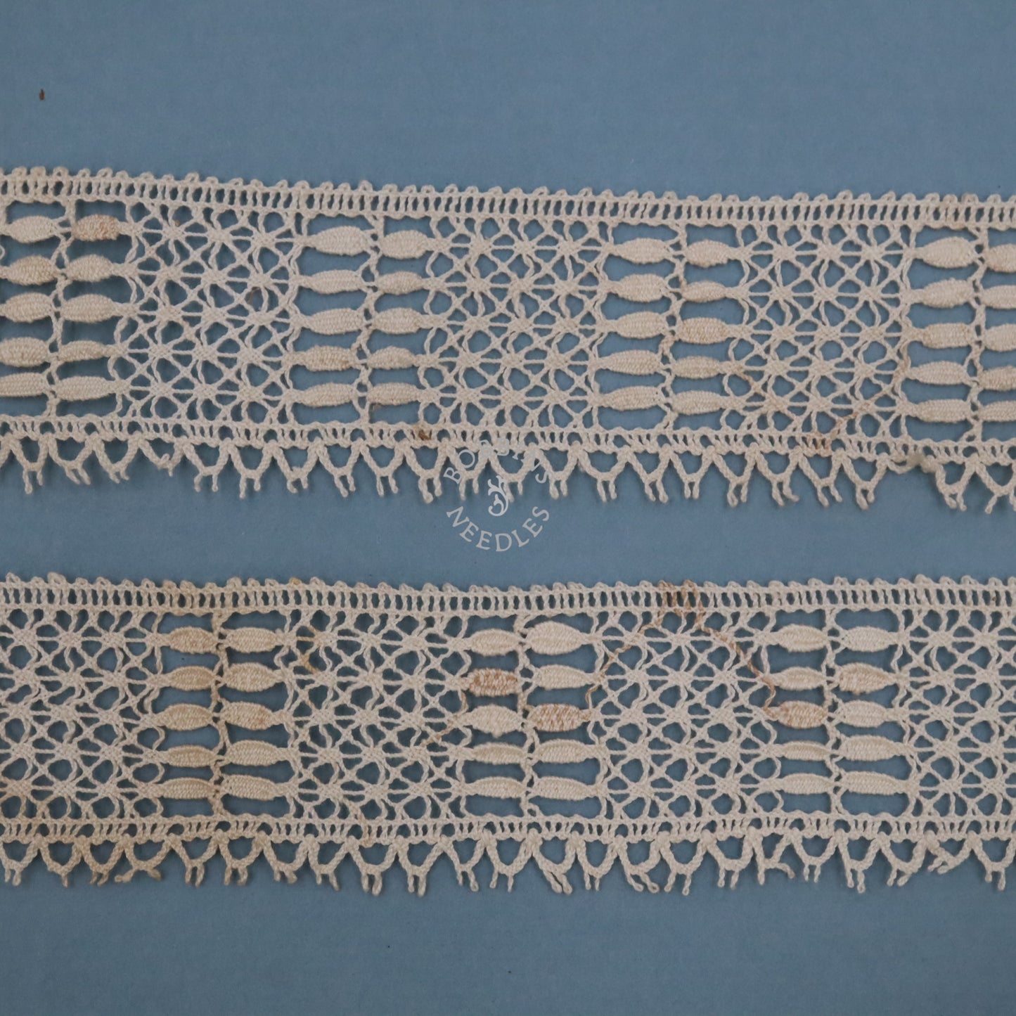 4m Vintage Lace Trim Card – French Cotton Lace - Bobbins&Needles