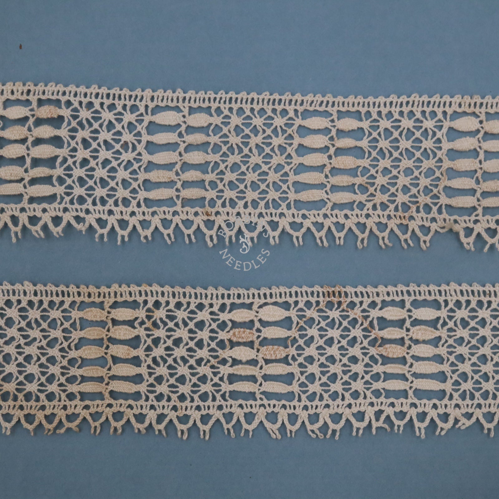 4m Vintage Lace Trim Card – French Cotton Lace - Bobbins&Needles