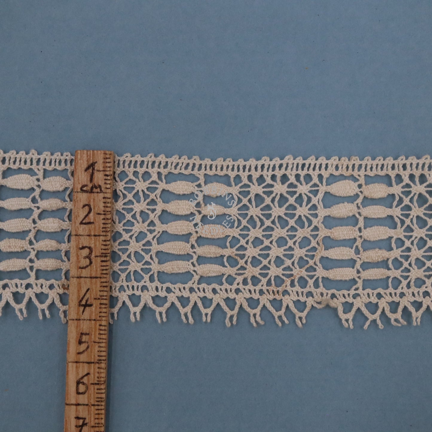 4m Vintage Lace Trim Card – French Cotton Lace - Bobbins&Needles