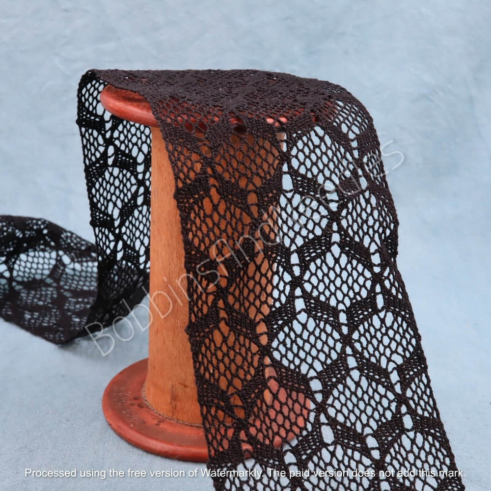 Black Lace Trim - Vintage Gothic Lace