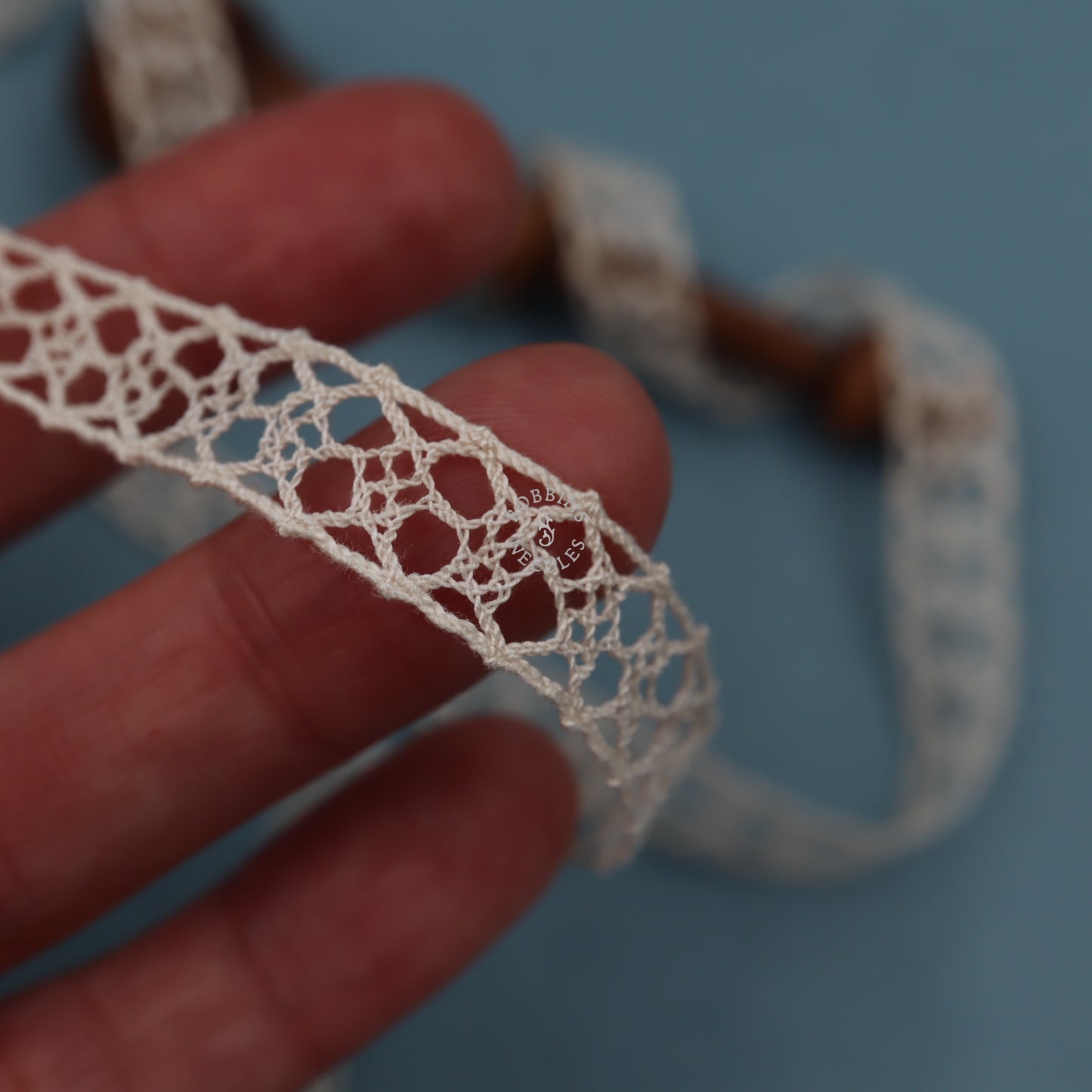 Narrow Insertion Lace Trim – Vintage French Lace Geometric Net
