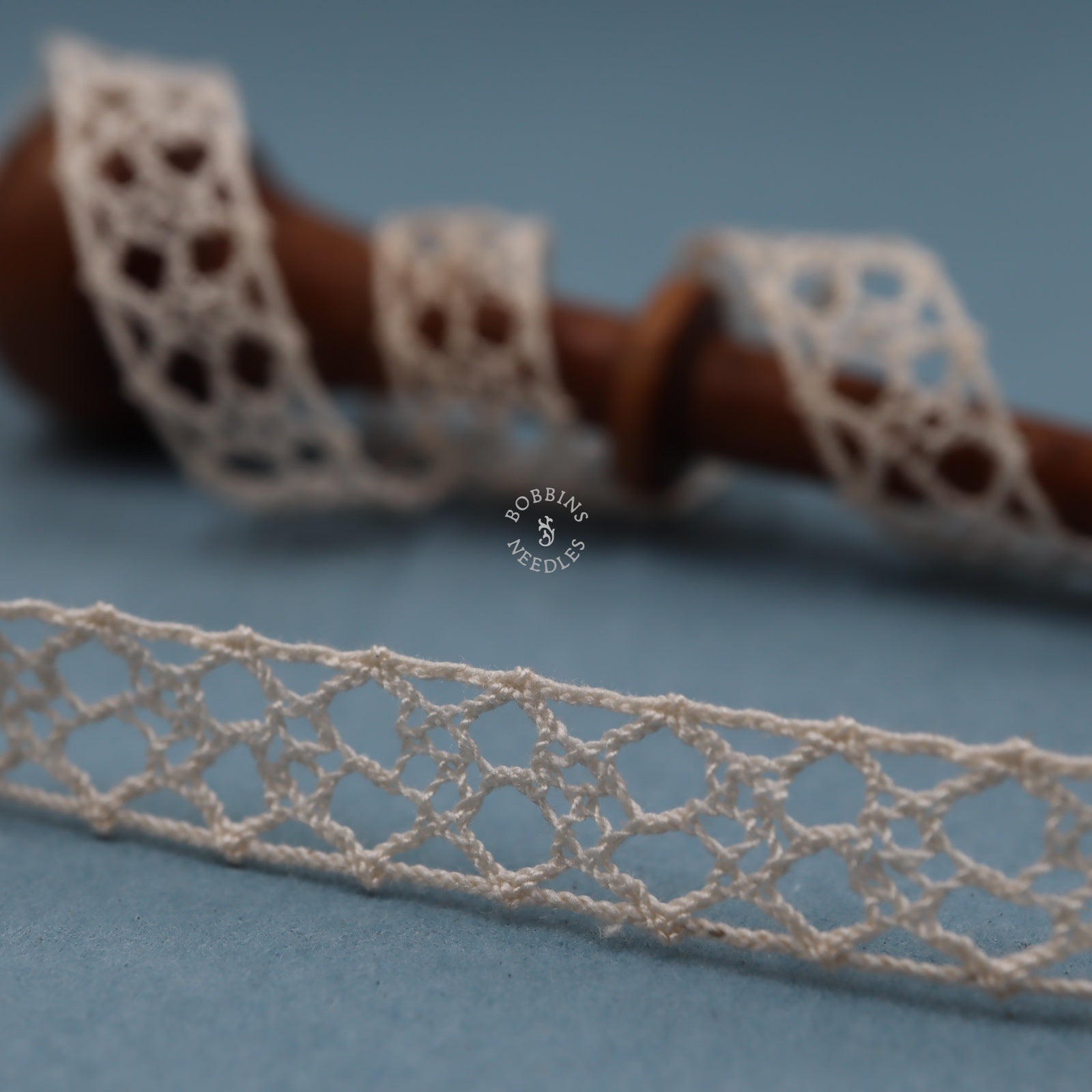 Narrow Insertion Lace Trim – Vintage French Lace Geometric Net