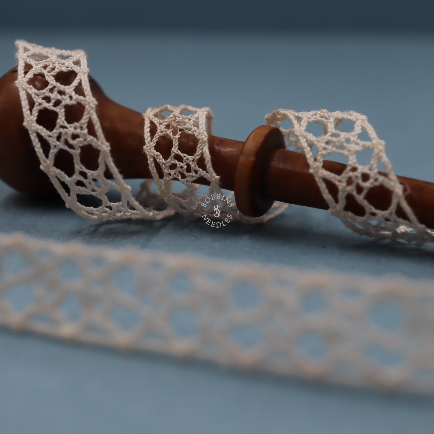 Narrow Insertion Lace Trim – Vintage French Lace Geometric Net