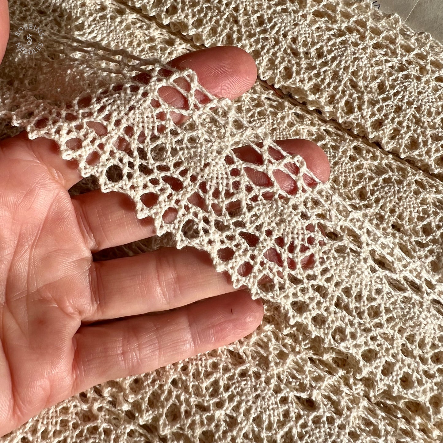 Vintage Spanish Cotton Lace Border in Bulk