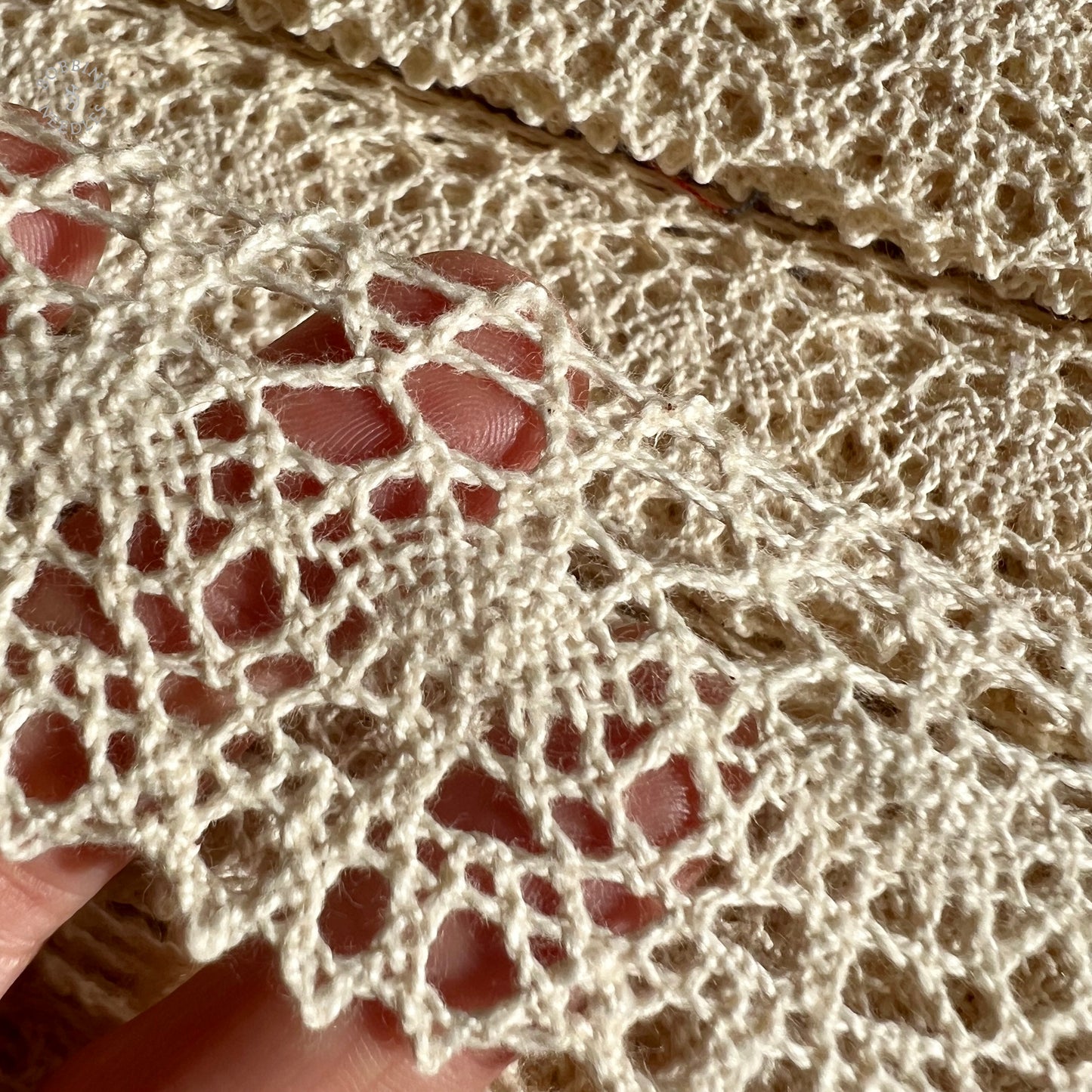 Vintage Spanish Cotton Lace Border in Bulk
