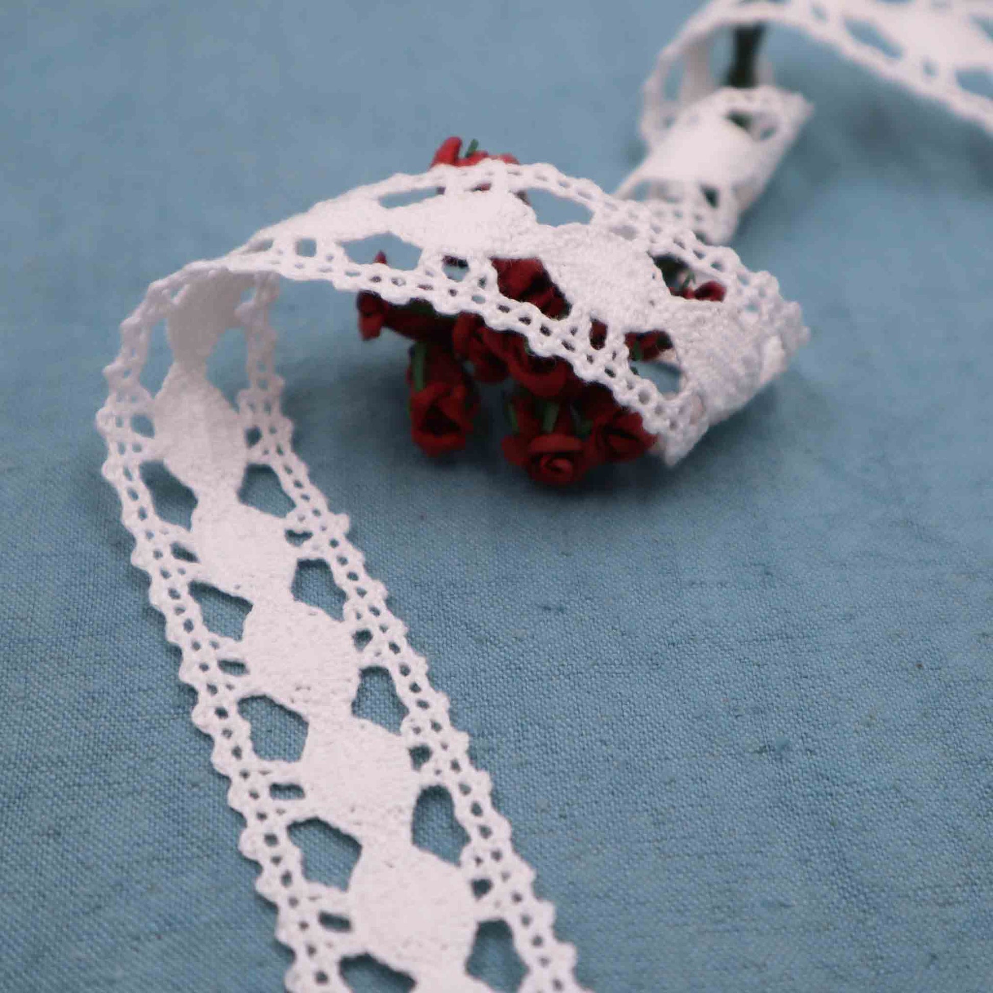 Cotton Bobbin Lace Trim - Bobbins&Needles