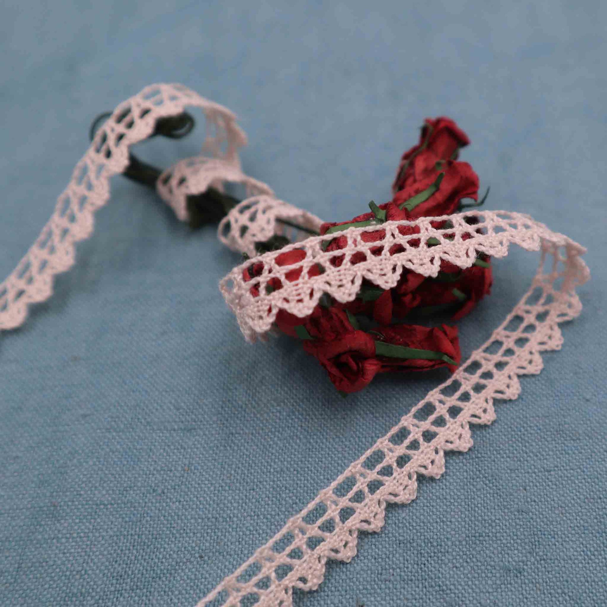 Cotton Bobbin Lace Trim - Bobbins&Needles